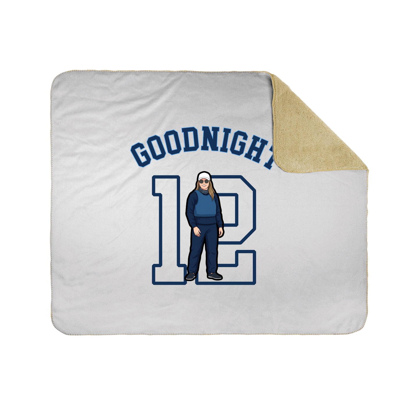 Throw Blanket — Shirsey Arch in White