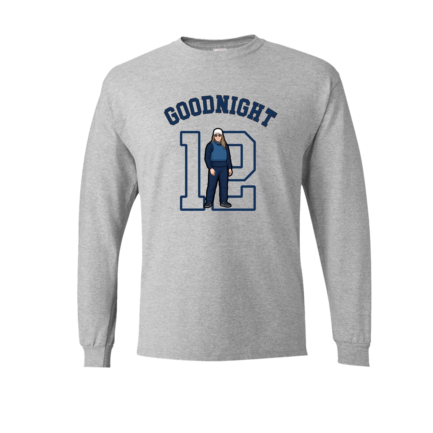 Long Sleeve Tee — Shirsey Arch in Grey