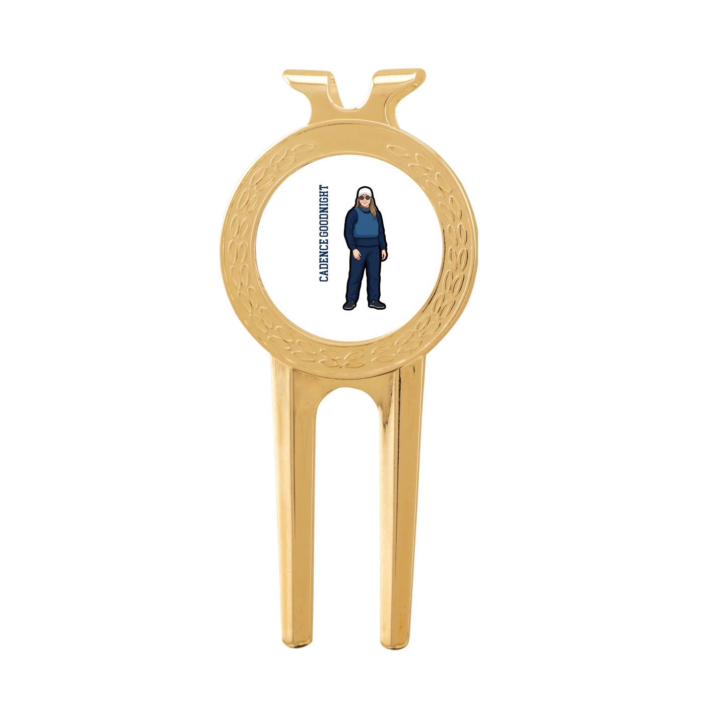 Divot Tool with Ball Marker — Name Vertical in Classic