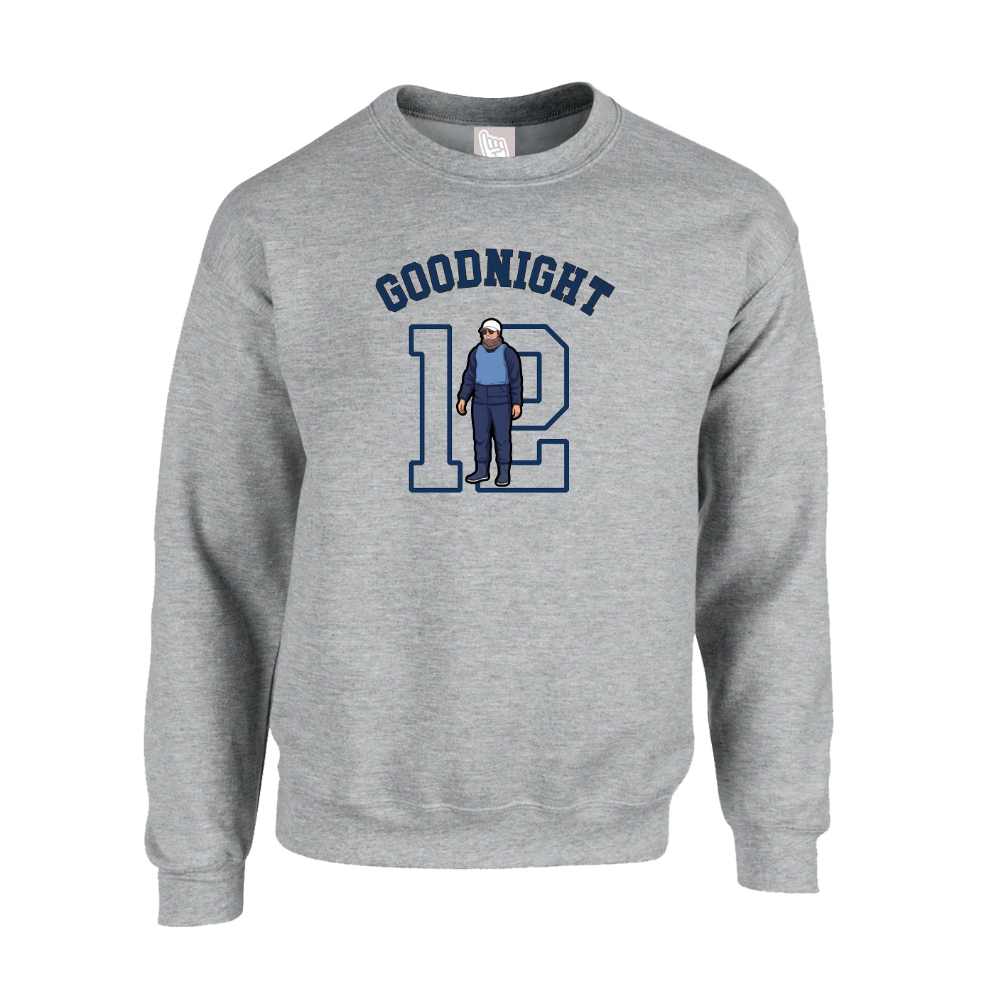 Fleece Crew — Shirsey Arch in Grey