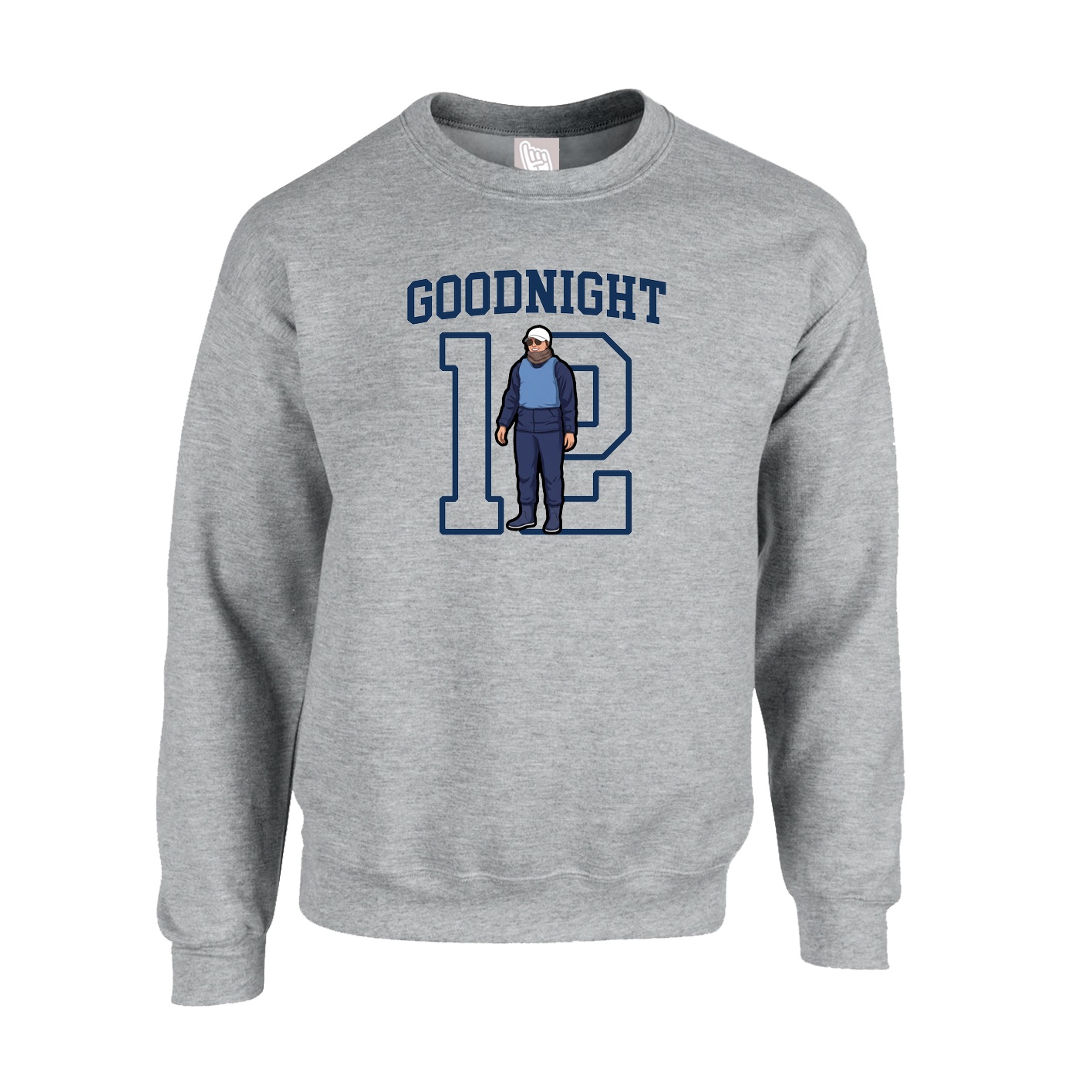 Fleece Crew — Shirsey in Grey