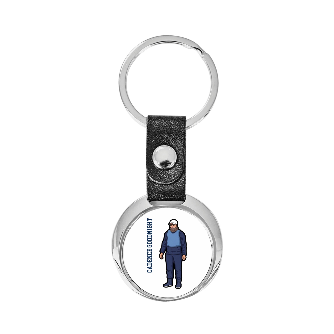 Key Chain — Name Vertical in Classic