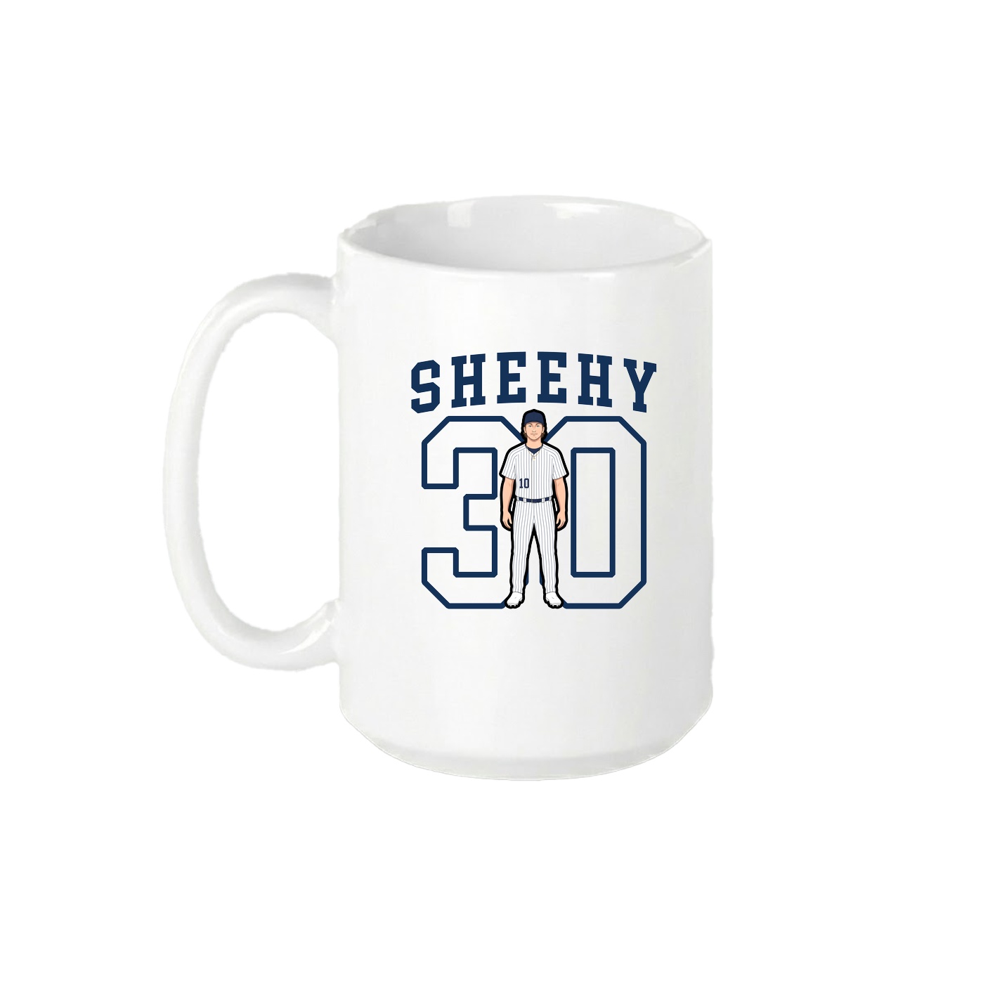 15oz Coffee Mug — Shirsey in White