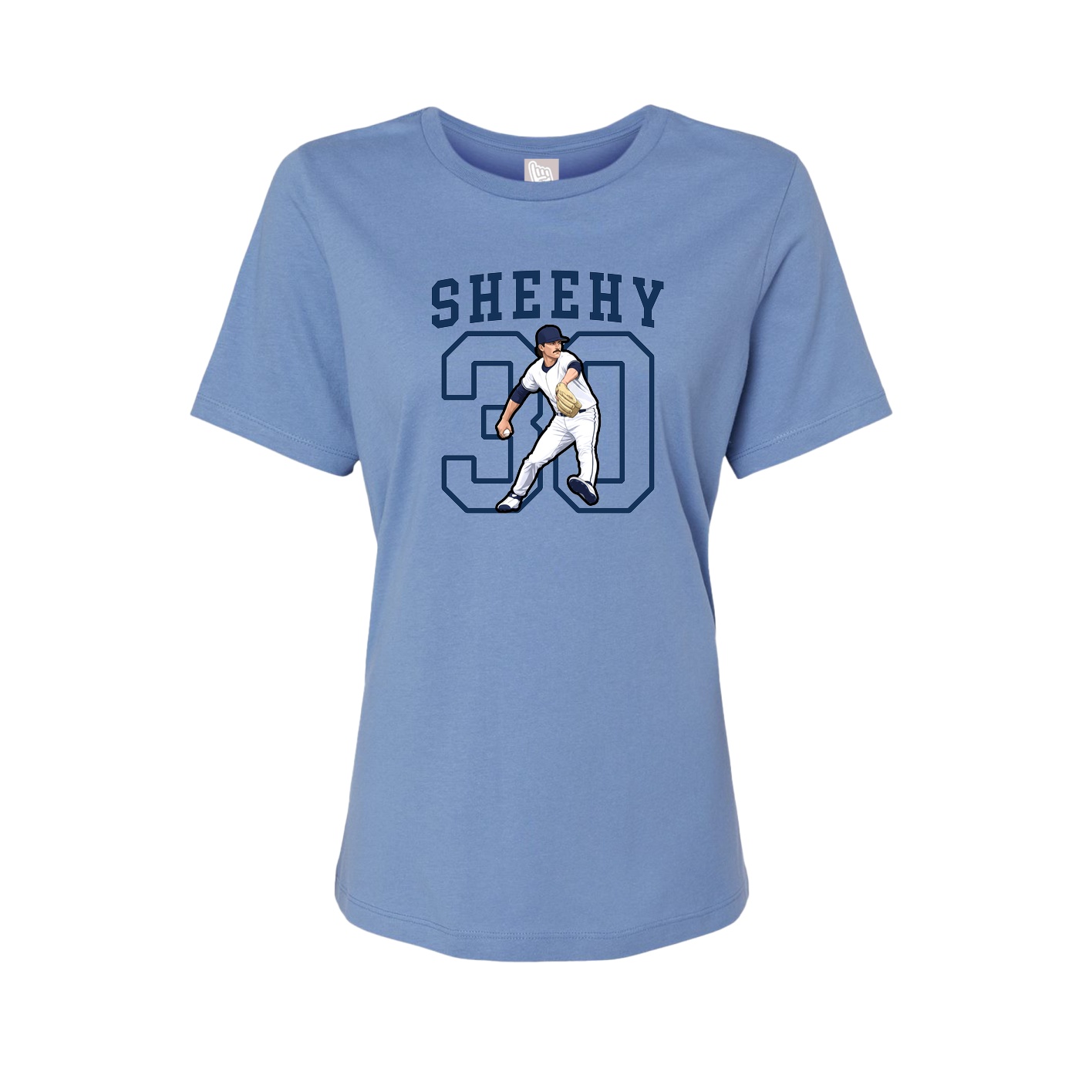 Fitted Women's Tee — Shirsey in Powder Blue