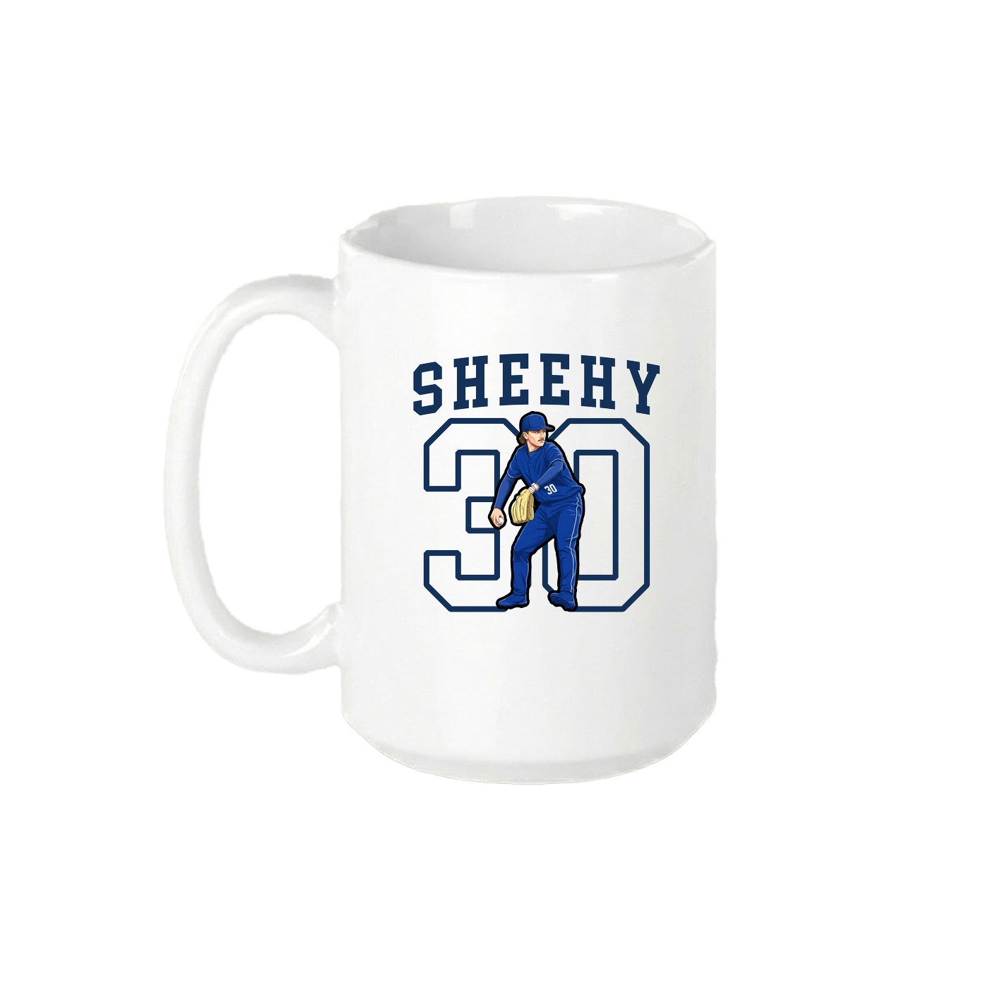 15oz Coffee Mug — Shirsey in White
