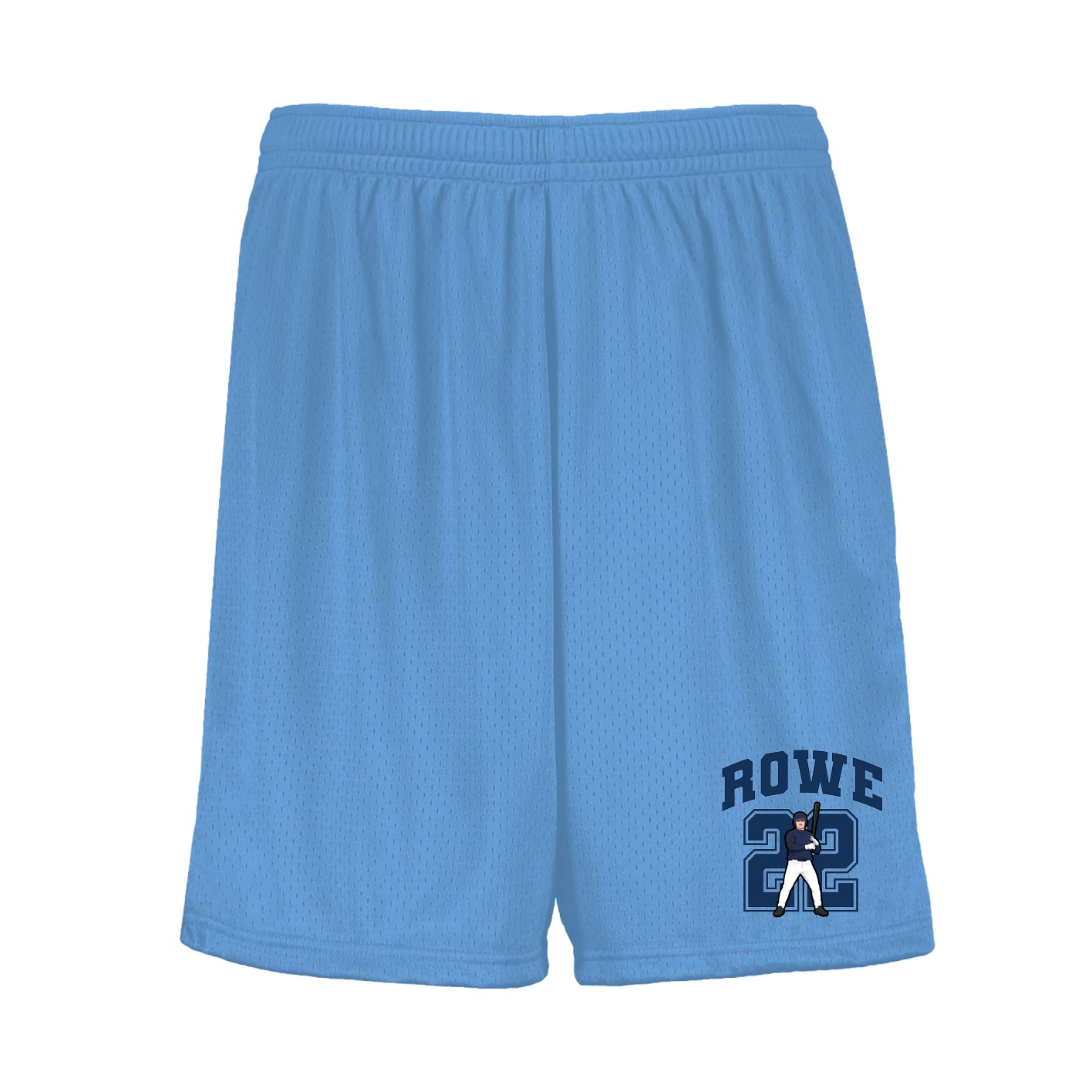 Shorts — Number in Light Blue