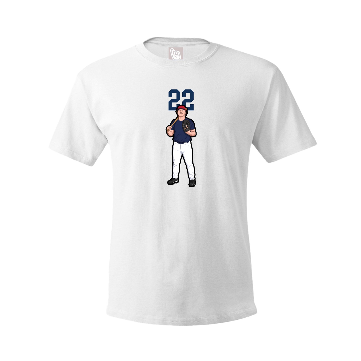 Tee — Number Top in White