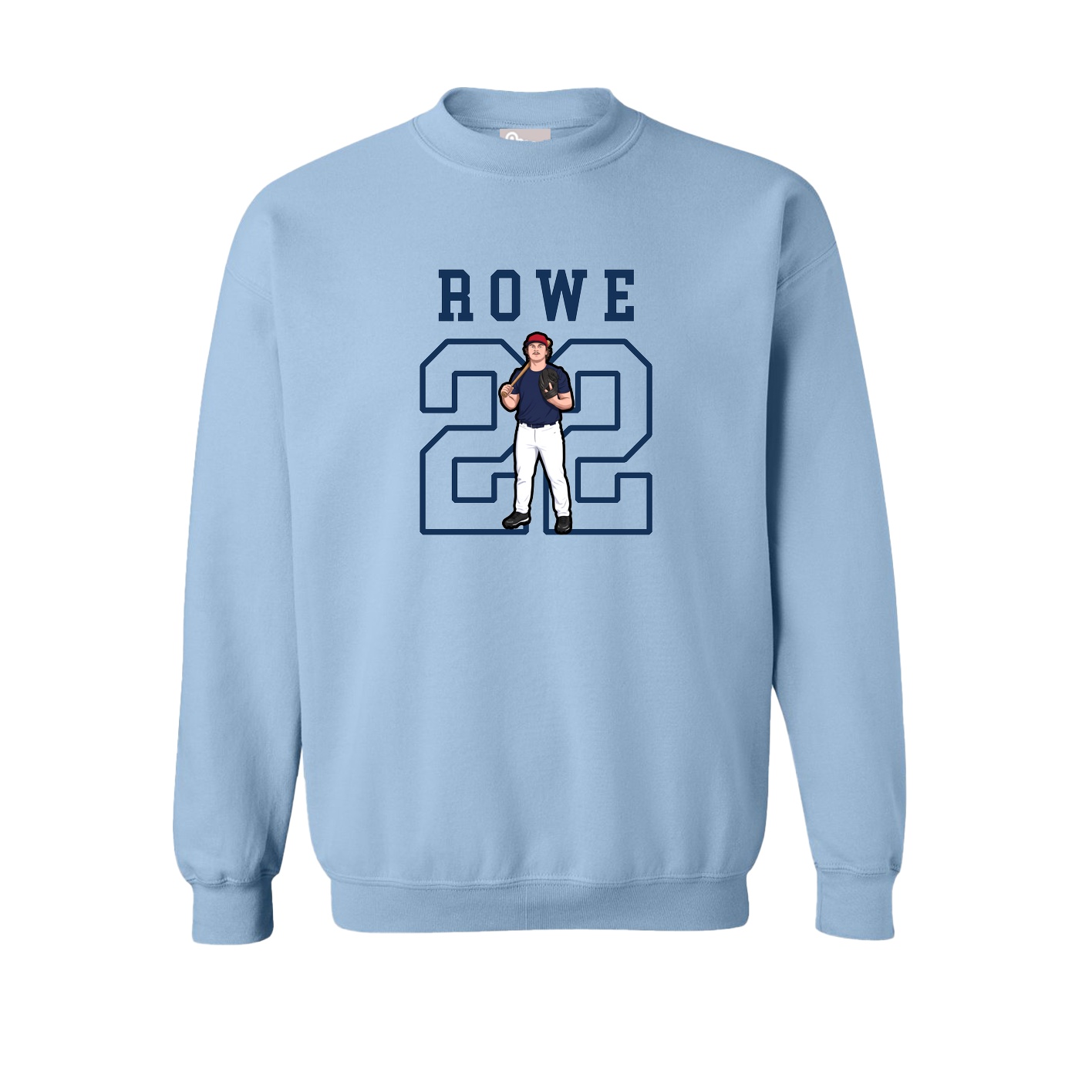 Fleece Crew — Shirsey in Light Blue