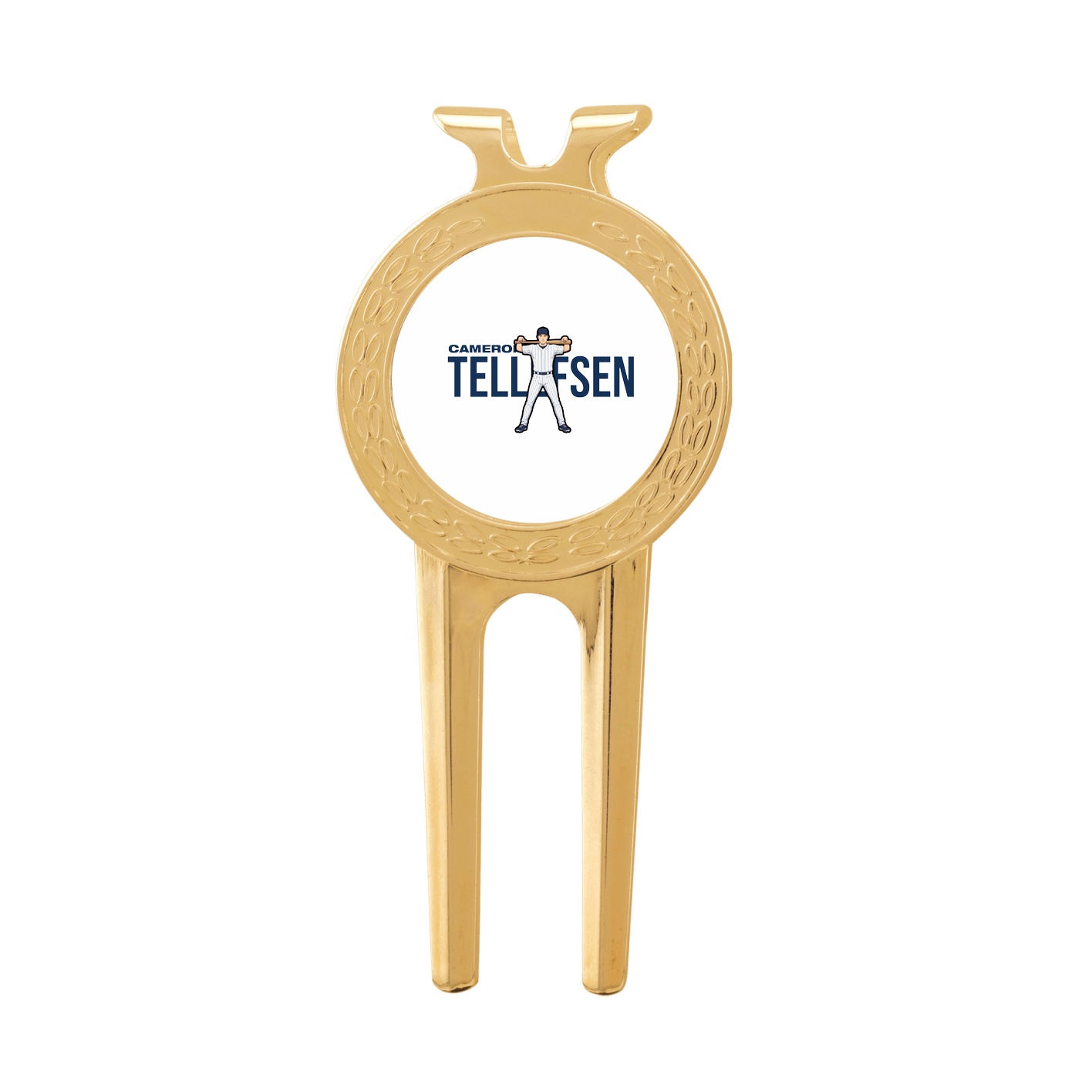 Divot Tool with Ball Marker — Player Name in Classic