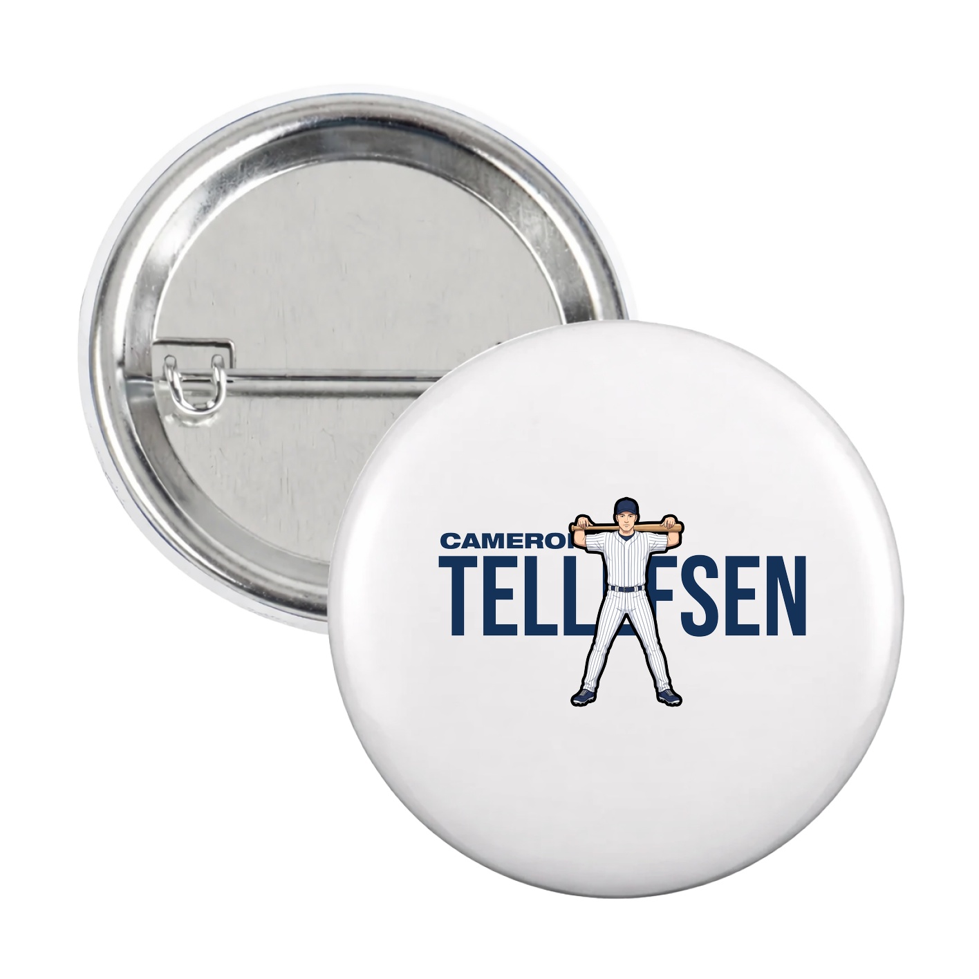 Game Day Button — Player Name in White