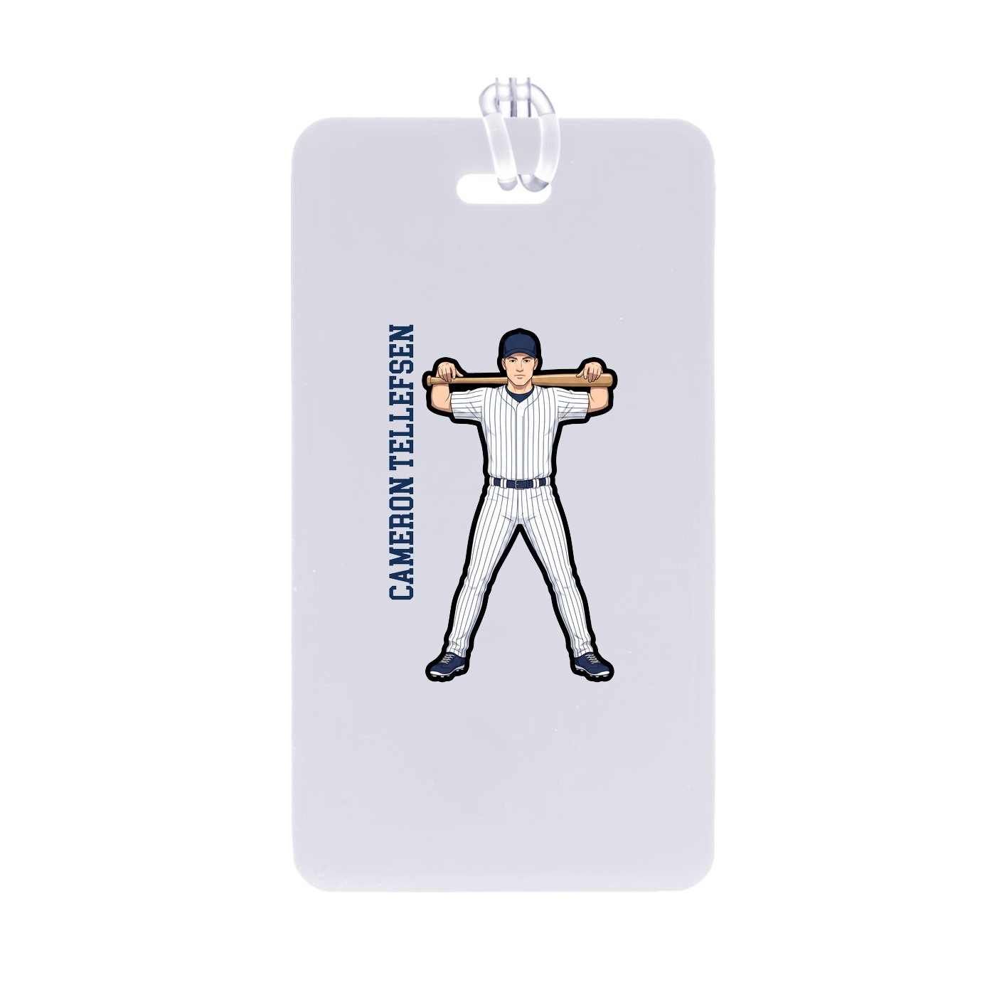 Bag Tag — Name Vertical in Classic
