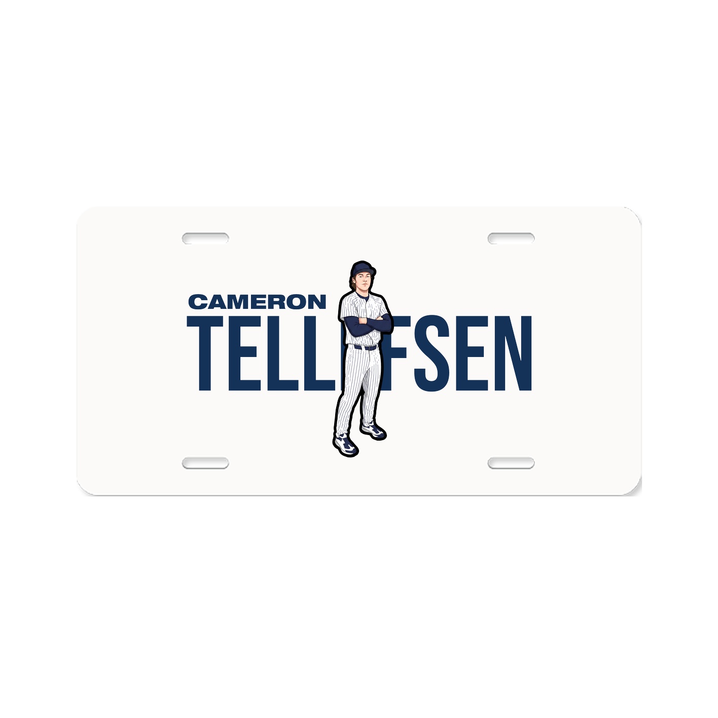 License Plate — Player Name in Classic