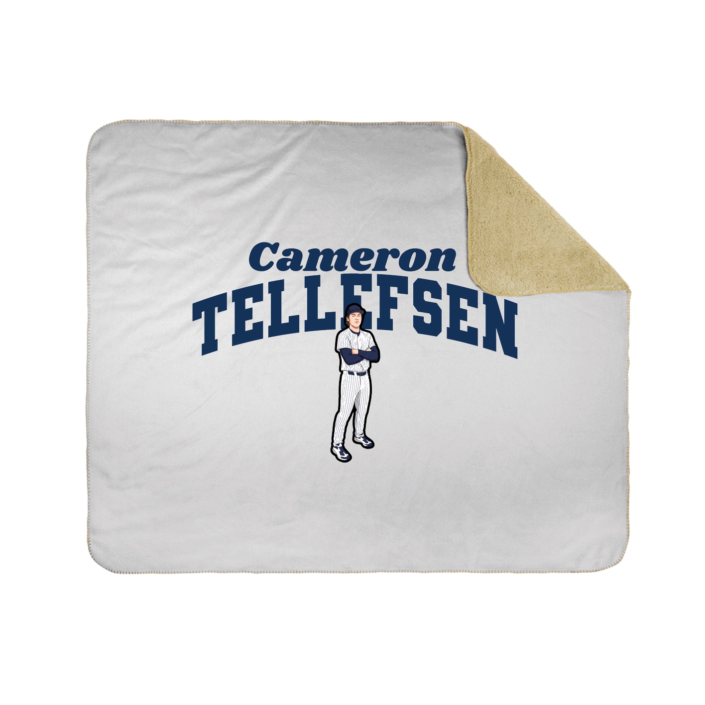 Throw Blanket — Signature Arch in White