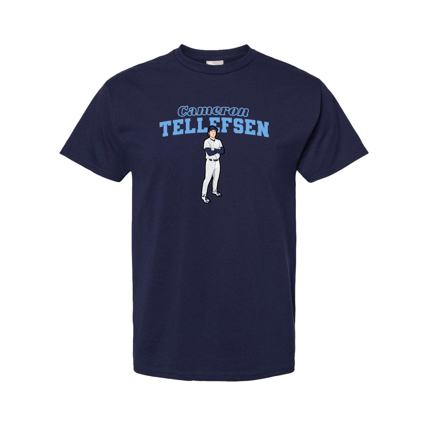 Tee — Name Arch in Navy