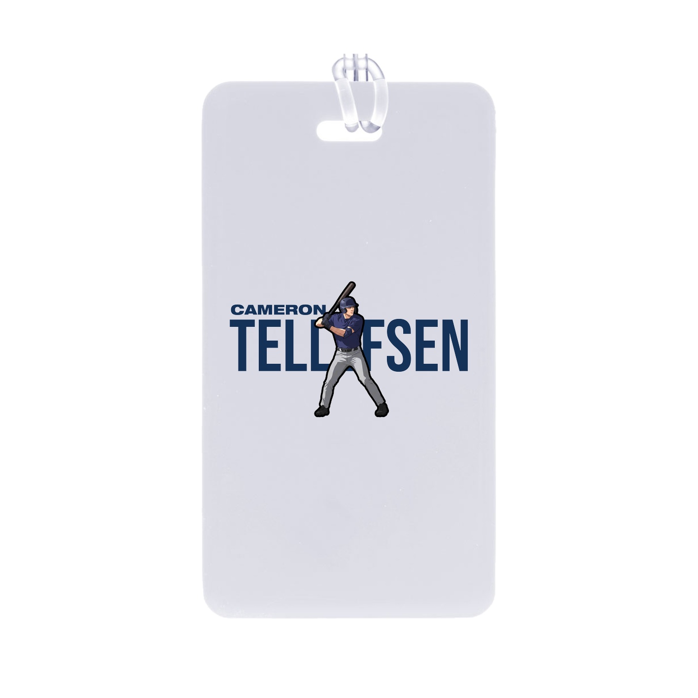 Bag Tag — Player Name in Classic