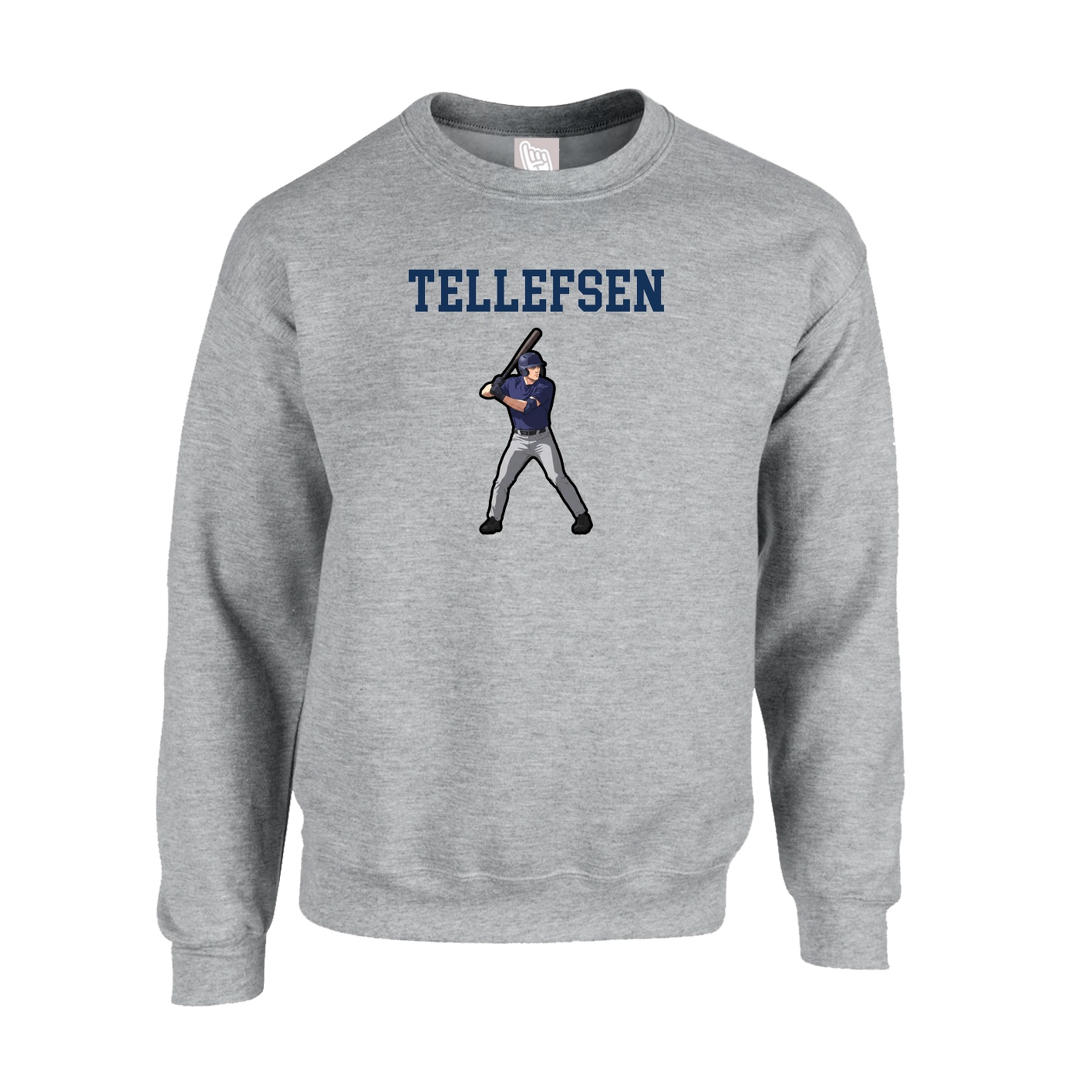 Fleece Crew — Shirsey in Grey
