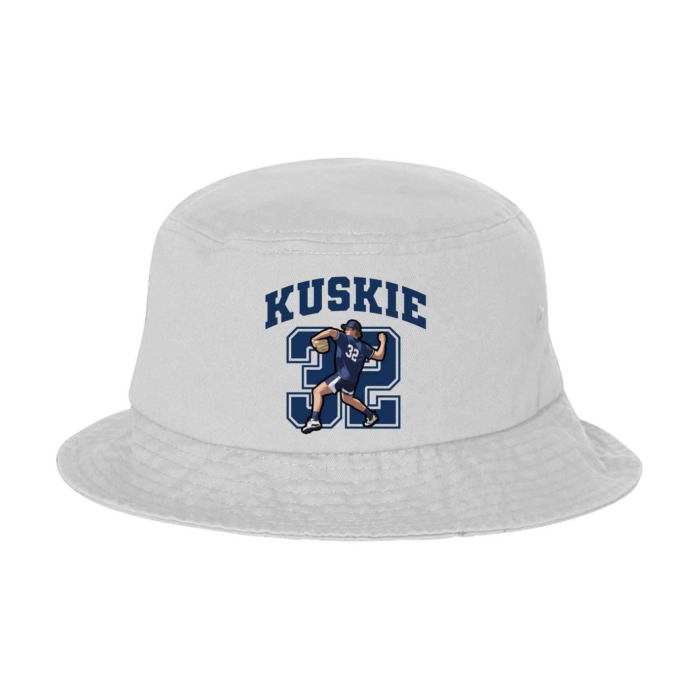 Bucket Cap — Number in White