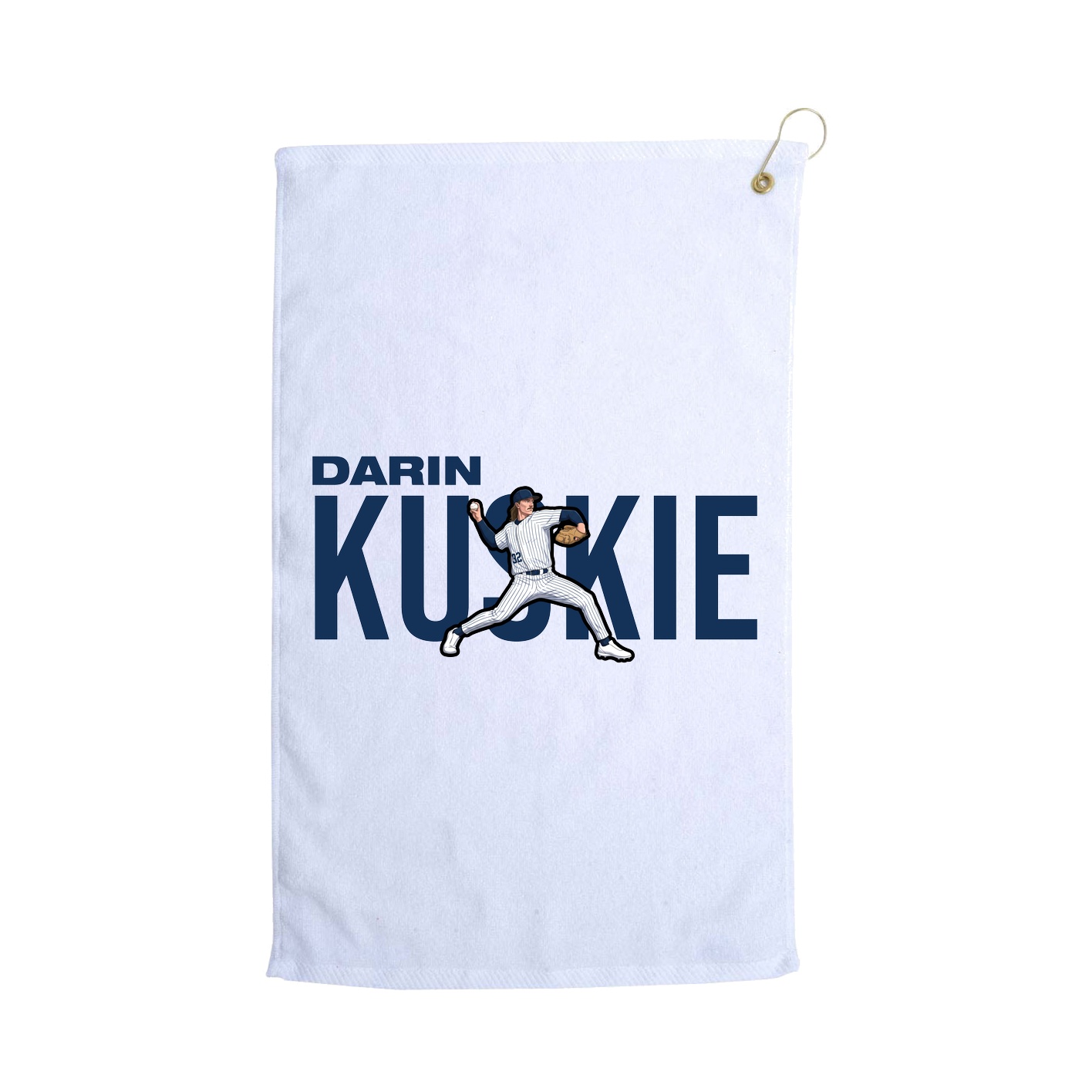 Golf Towel — Player Name in White