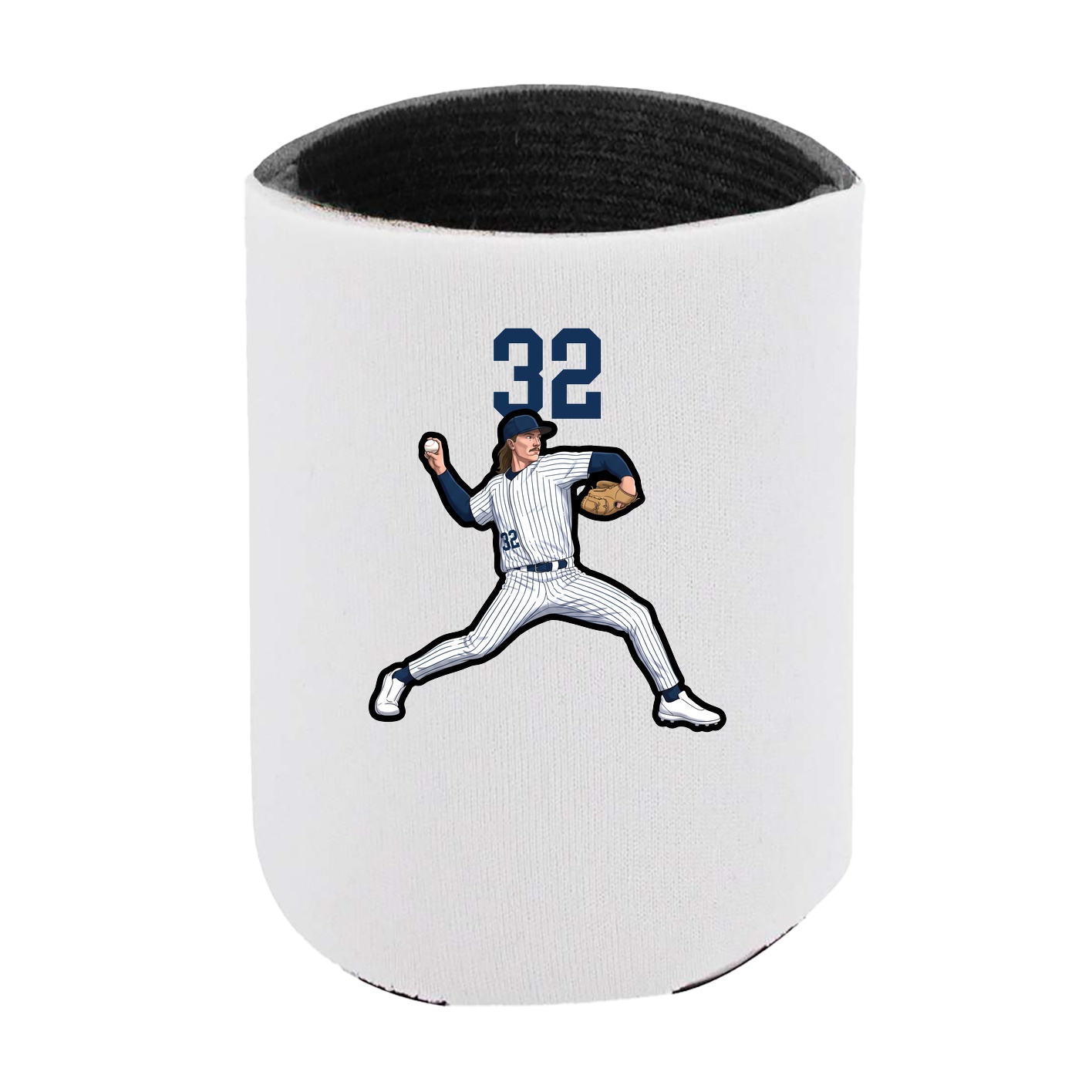 Can Holder — Number Top in White