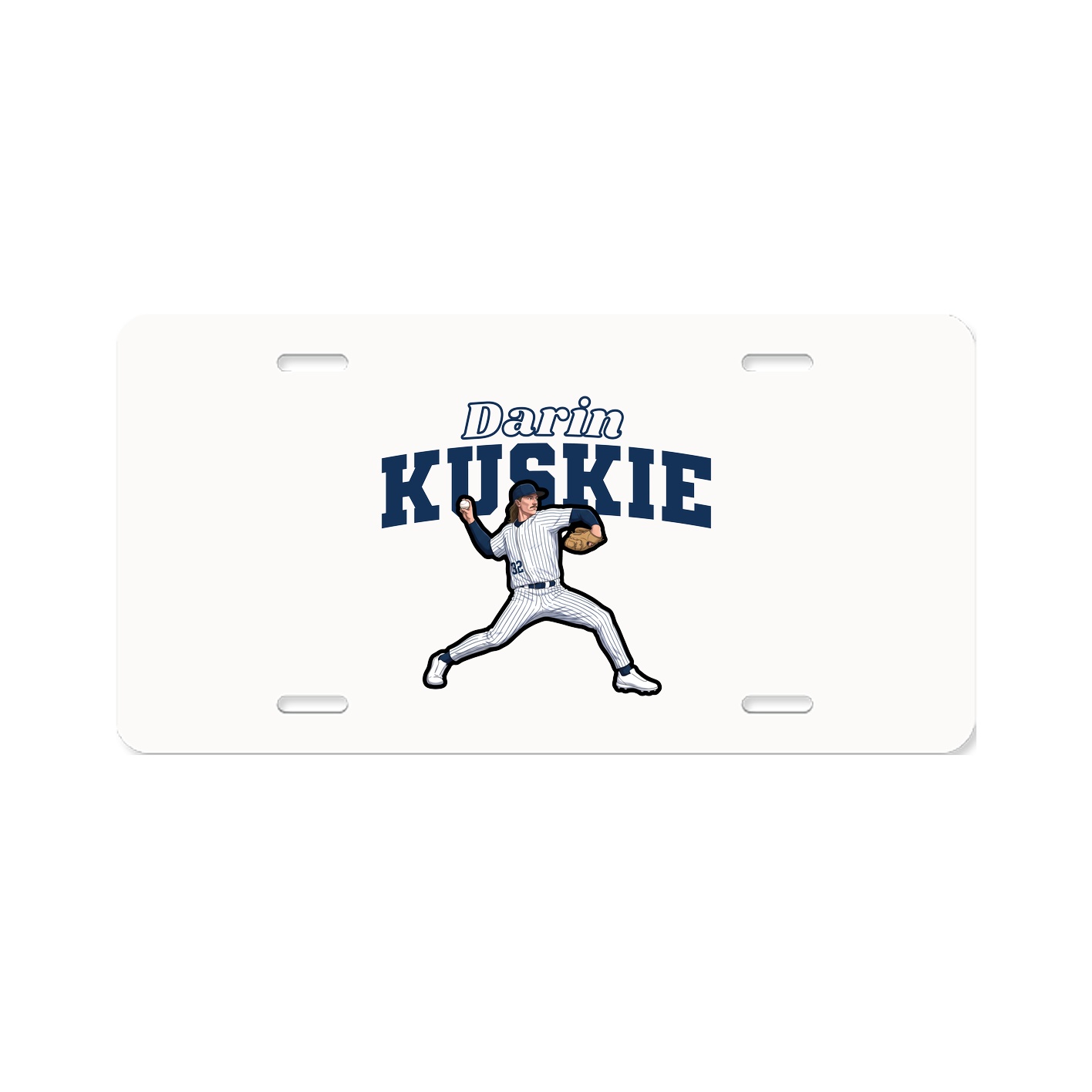 License Plate — Name Arch in Classic