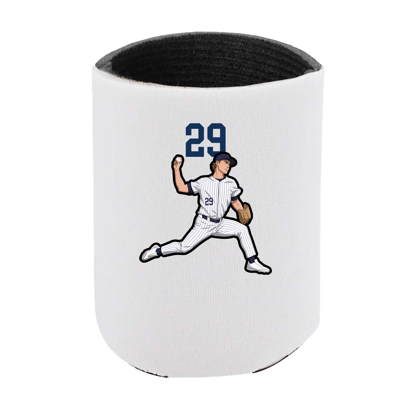 Can Holder — Number Top in White