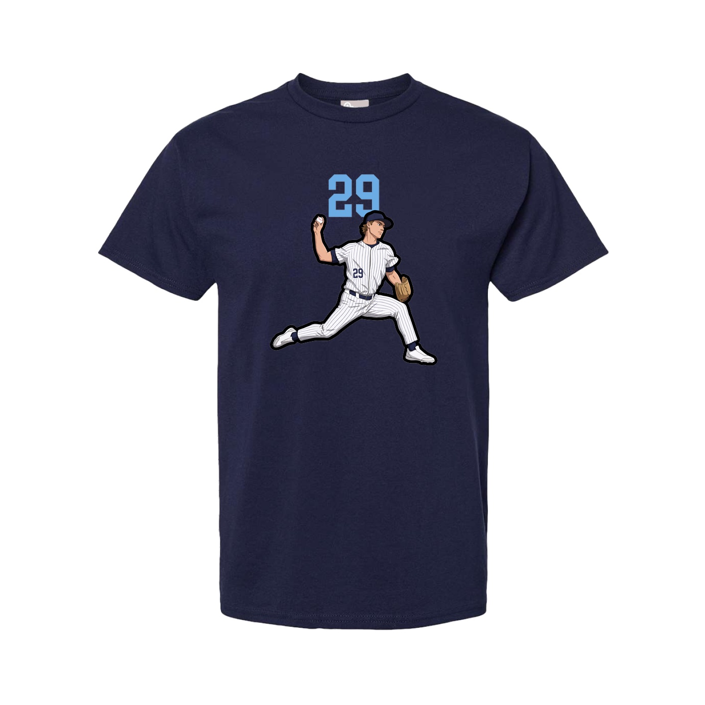 Tee — Number Top in Navy