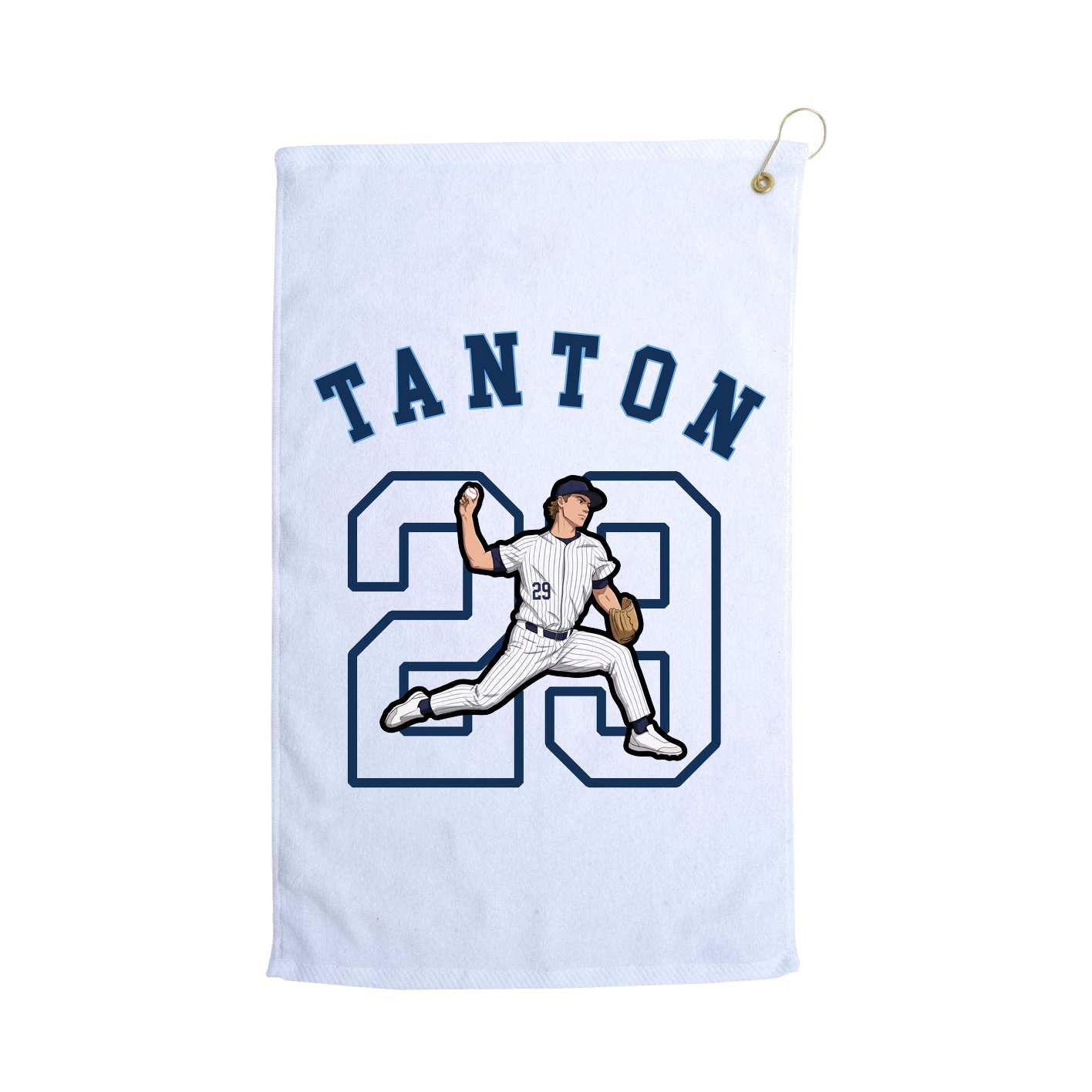 Golf Towel — Shirsey Arch in White