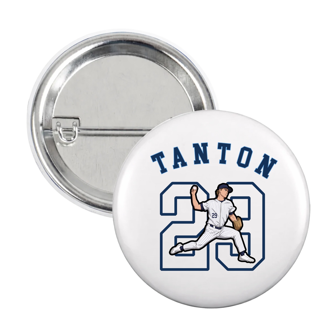 Game Day Button — Shirsey Arch in White