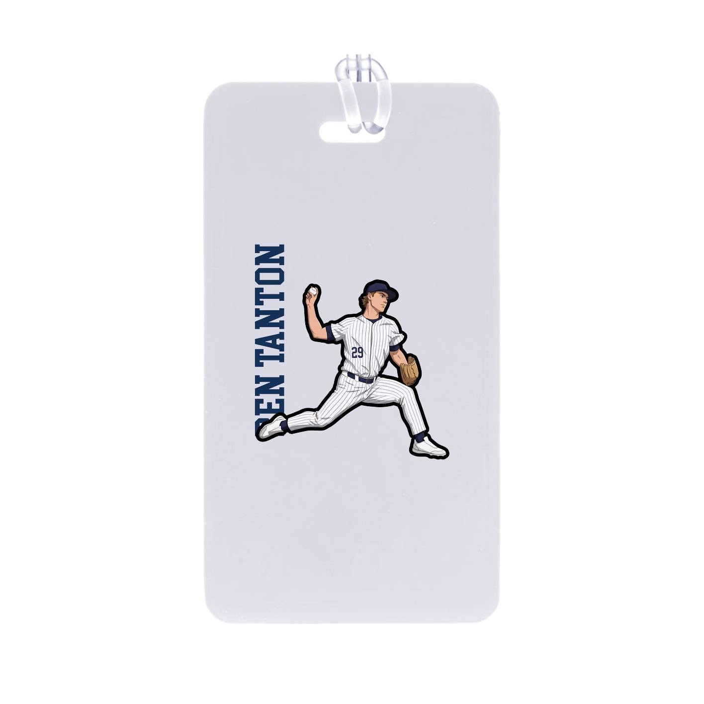 Bag Tag — Name Vertical in Classic