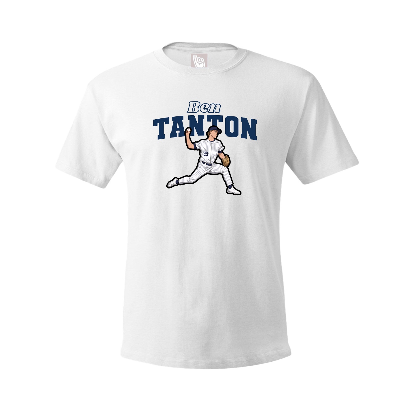 Tee — Name Arch in White