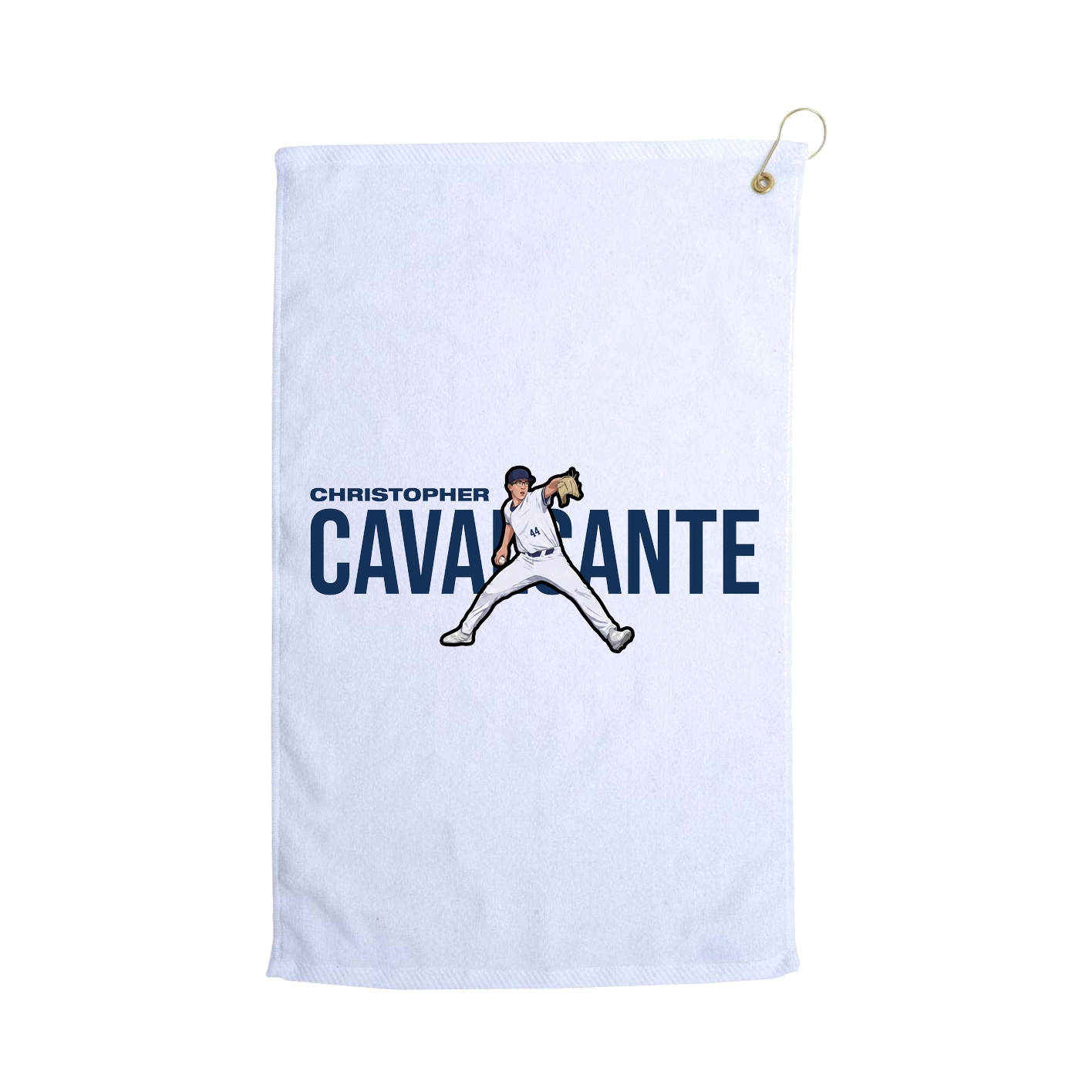 Golf Towel — Player Name in White