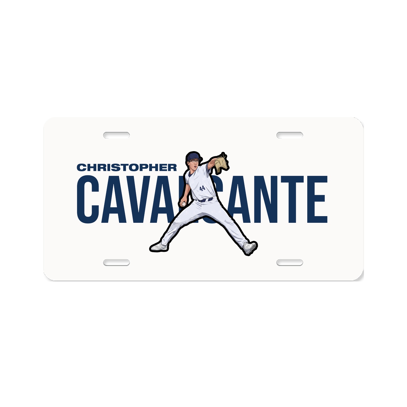 License Plate — Player Name in Classic