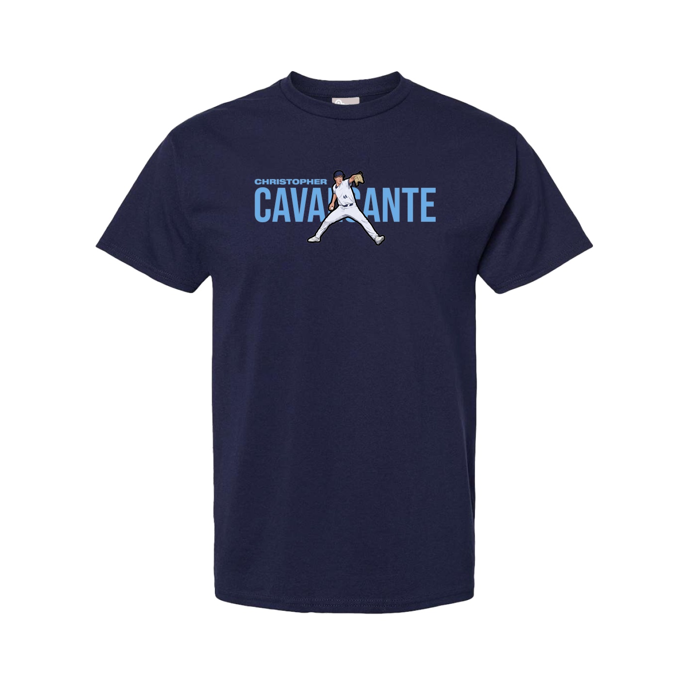 Tee — Player Name in Navy
