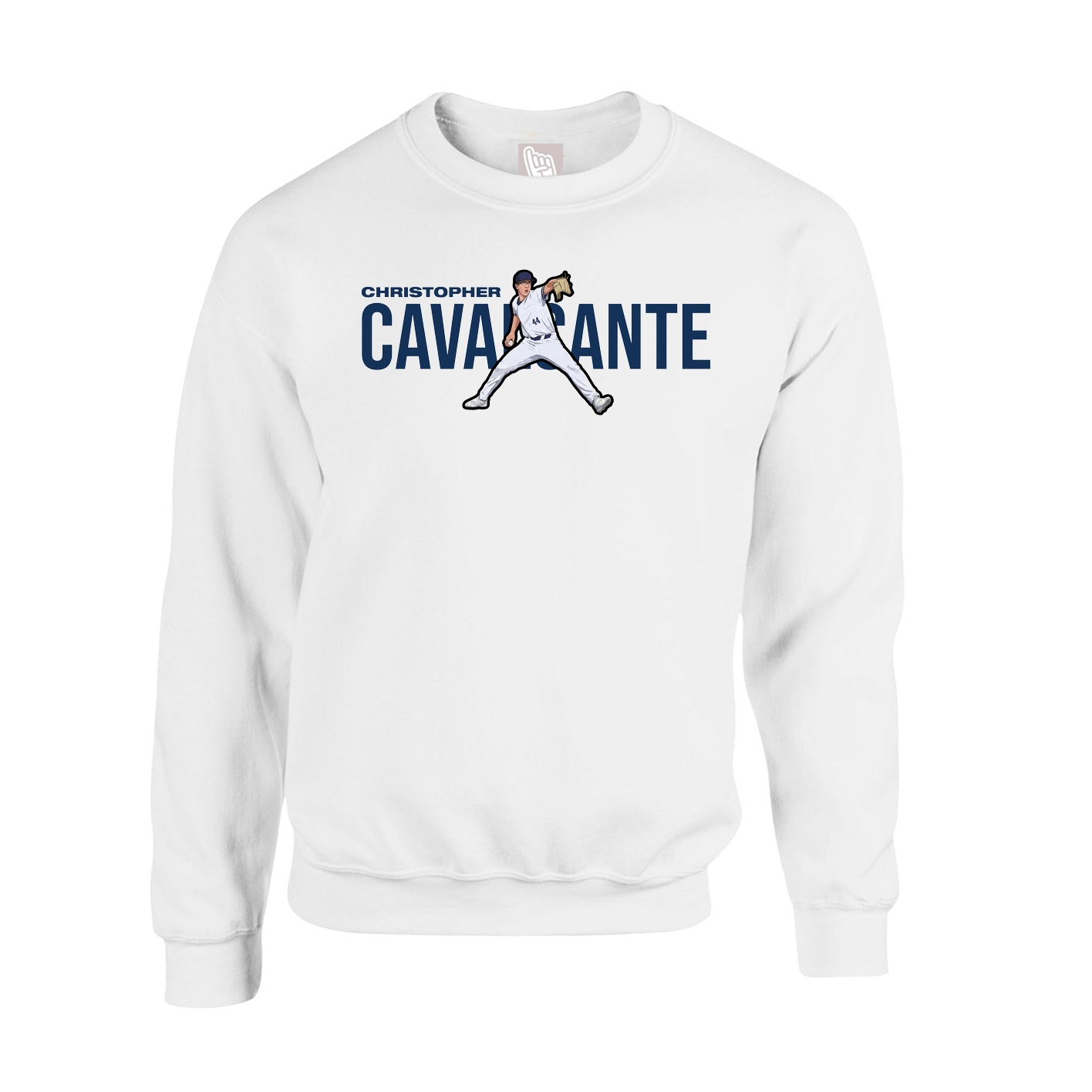 Fleece Crew — Player Name in White