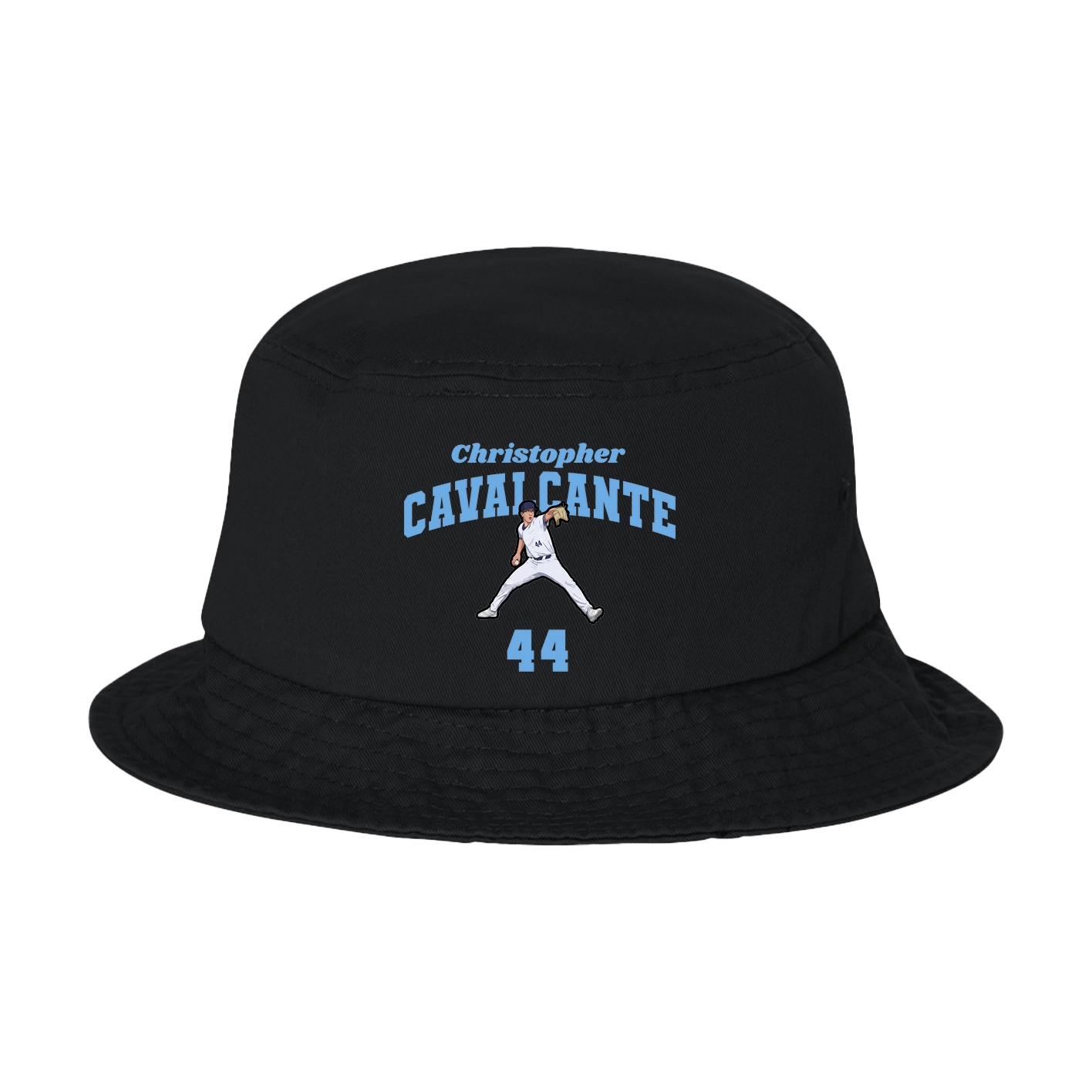 Bucket Cap — Signature Arch in Black