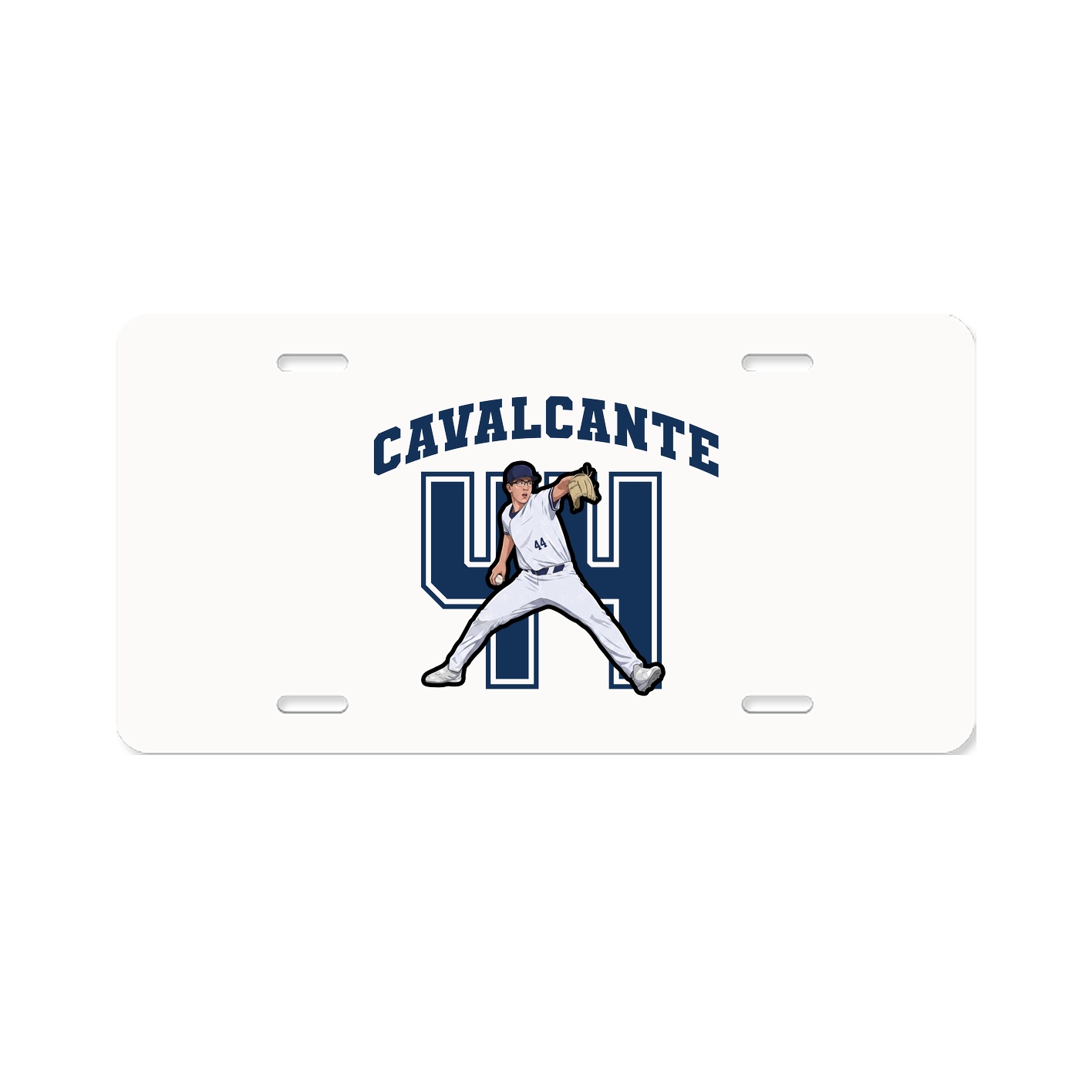 License Plate — Number in Classic