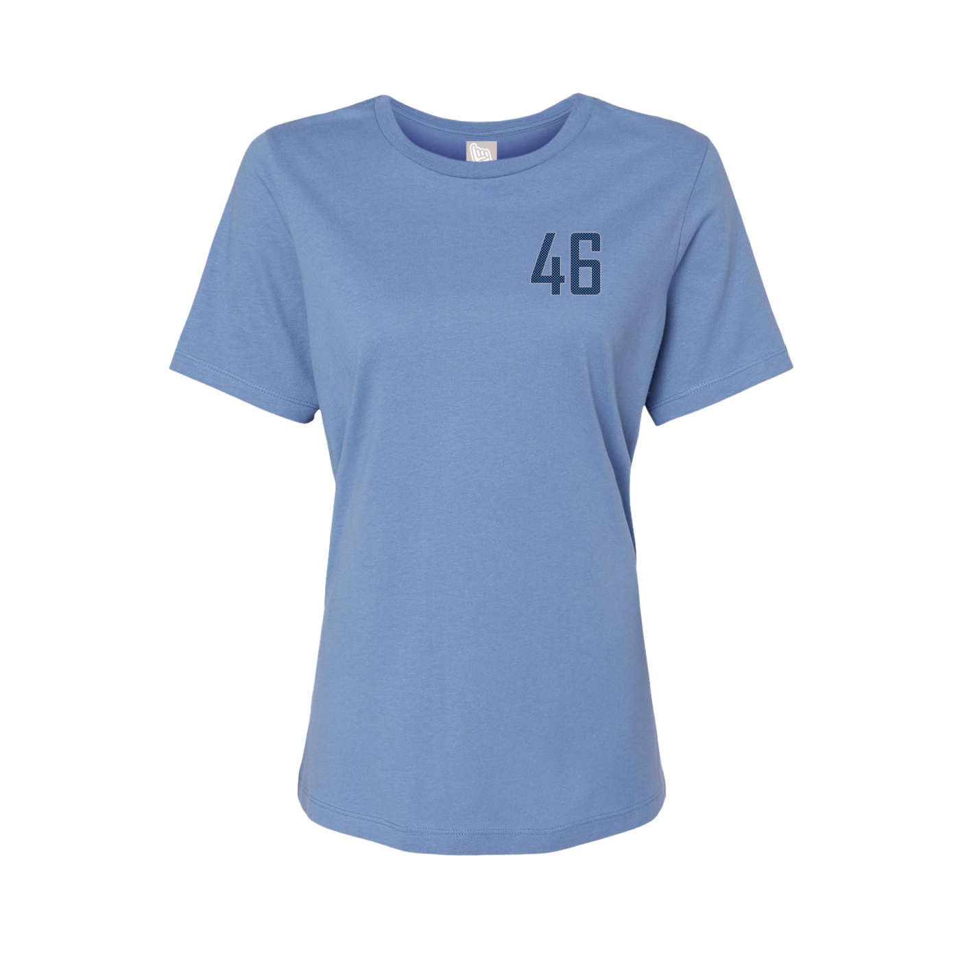 Fitted Women's Tee — Front Shirsy in Powder Blue