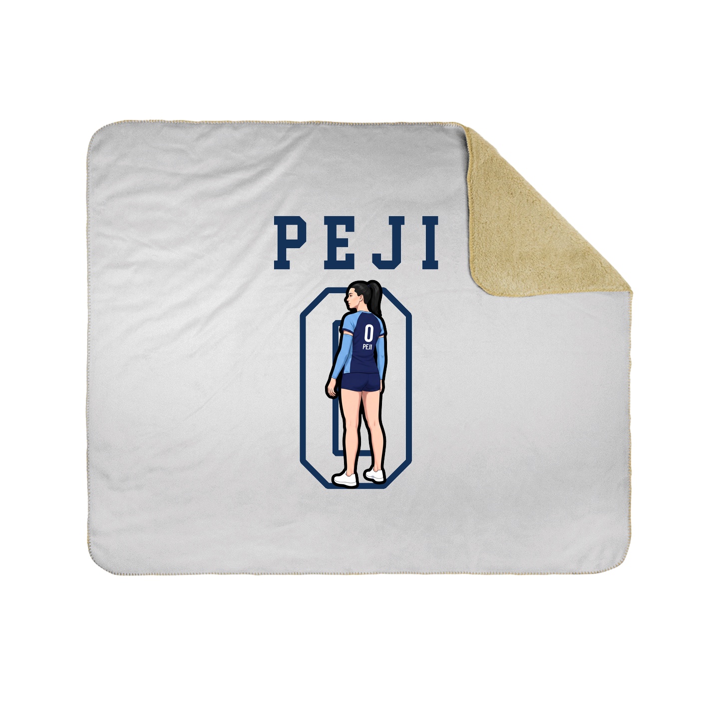 Throw Blanket — Shirsey in White