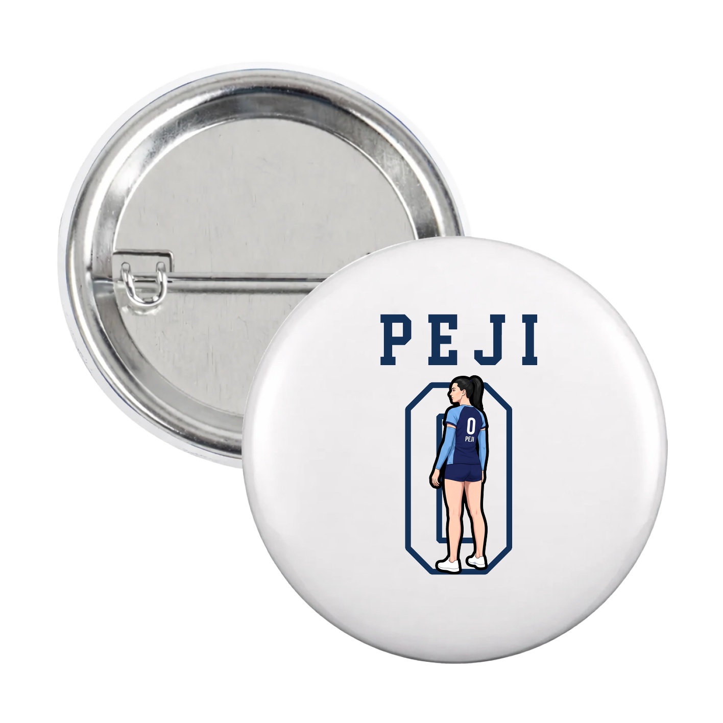 Game Day Button — Shirsey in White