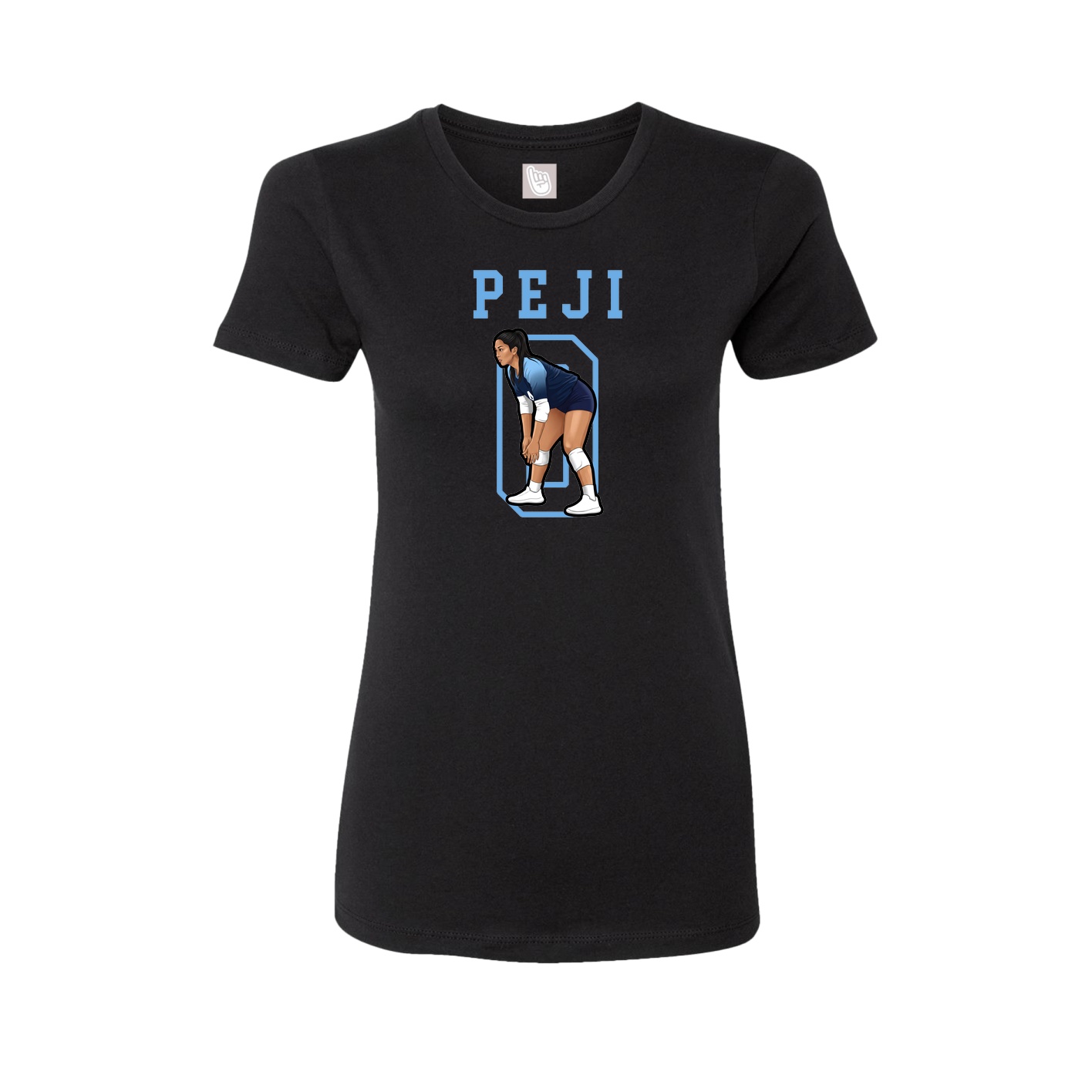 Fitted Women's Tee — Shirsey in Black