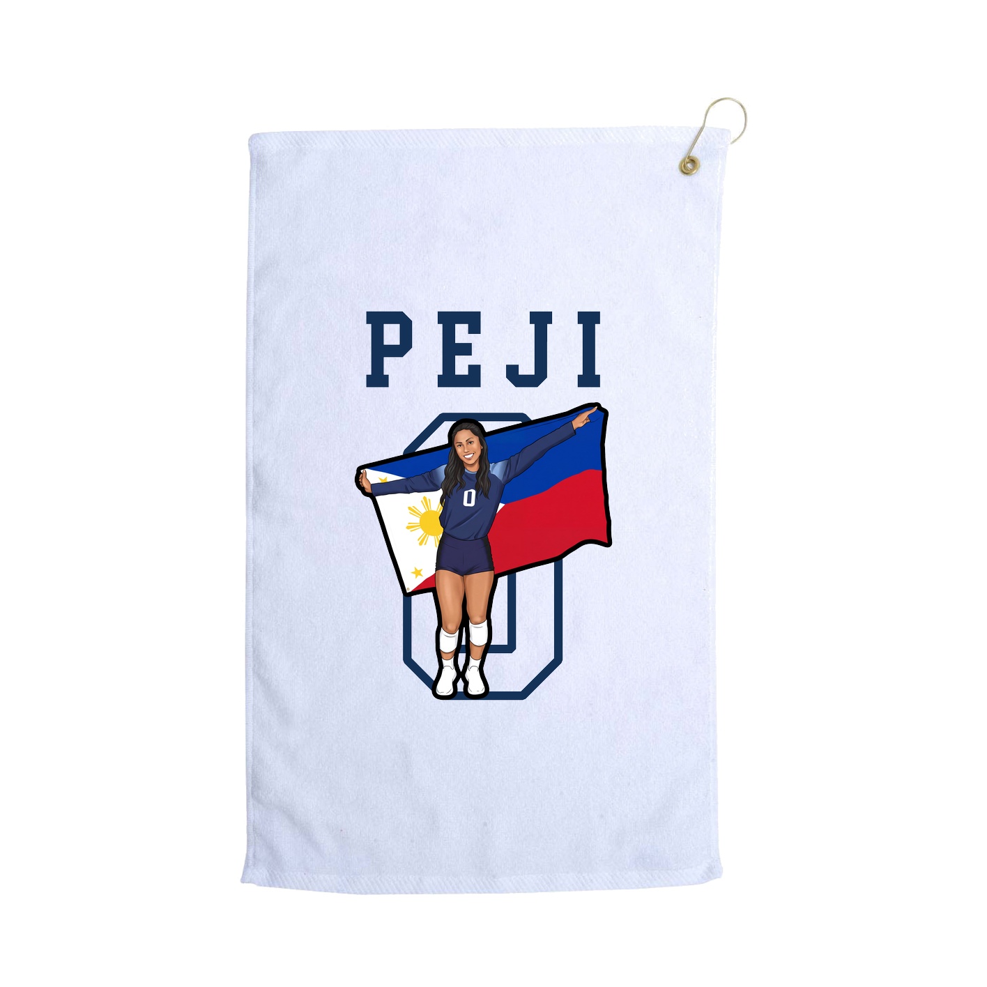 Golf Towel — Shirsey in White