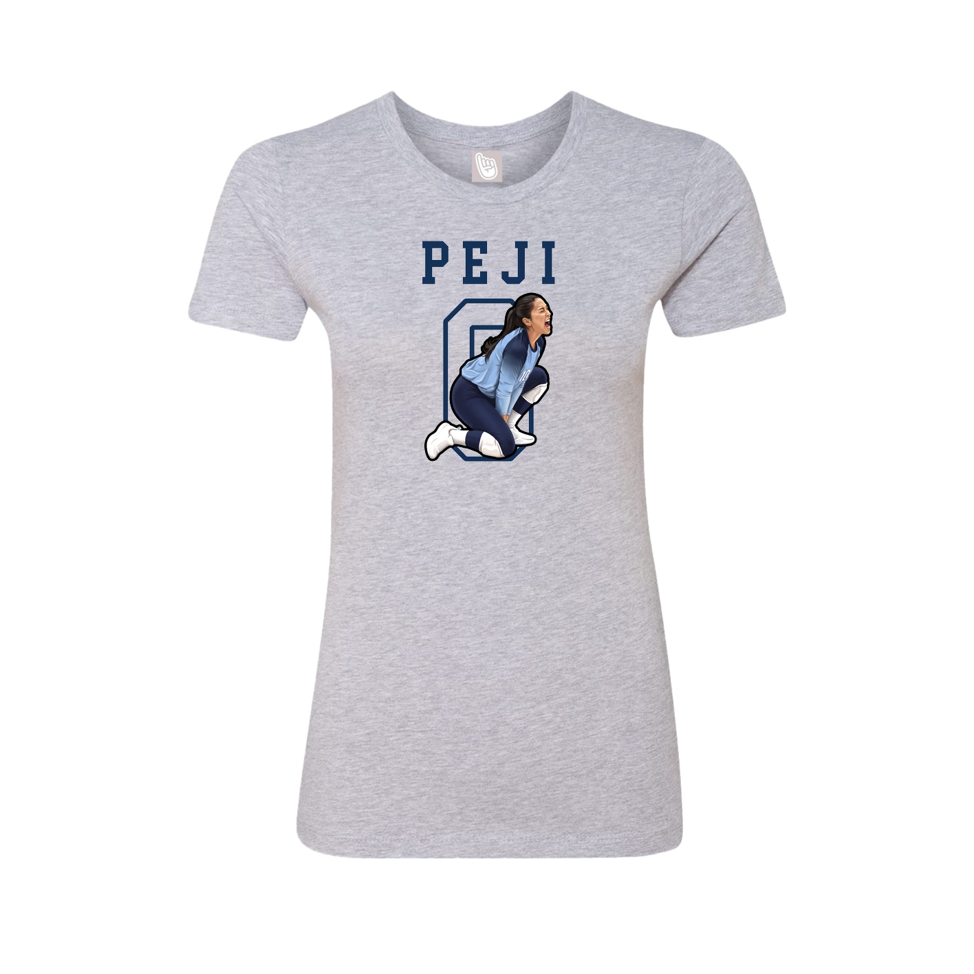 Fitted Women's Tee — Shirsey in Grey