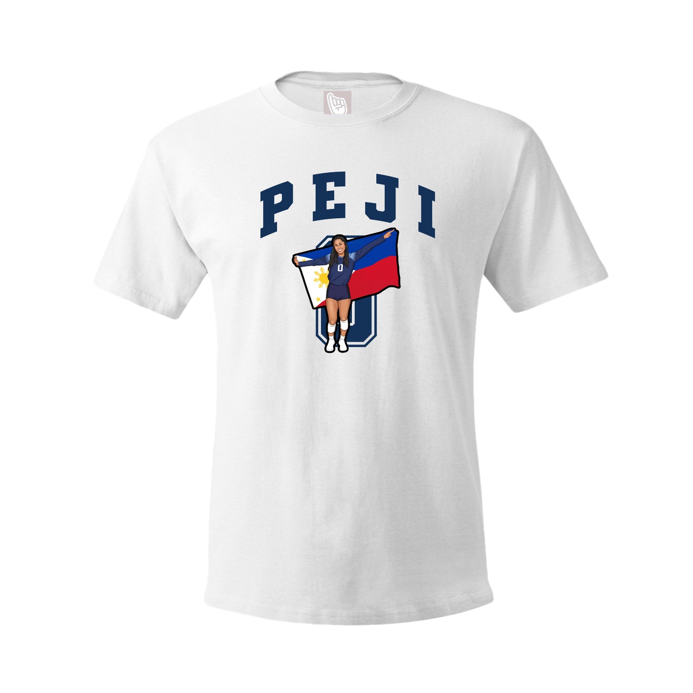 Tee — Number in White