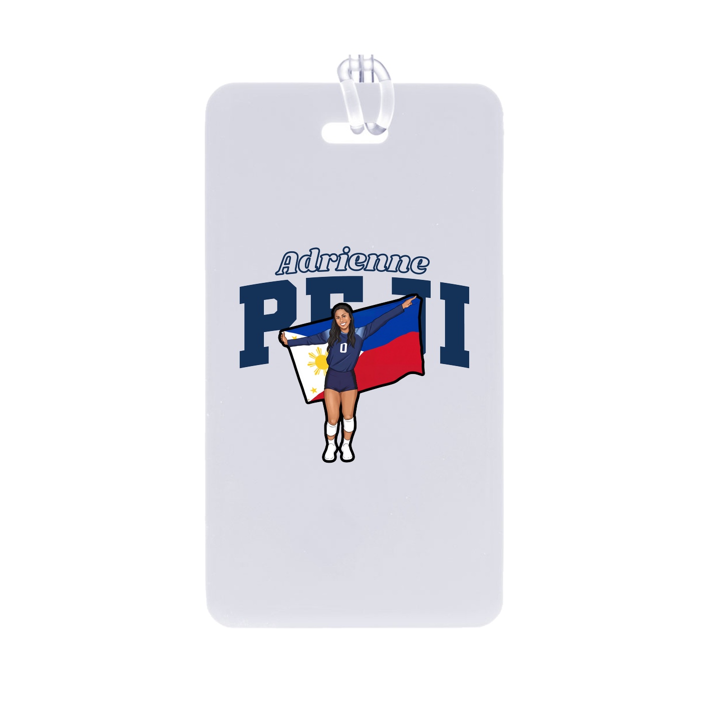 Bag Tag — Name Arch in Classic