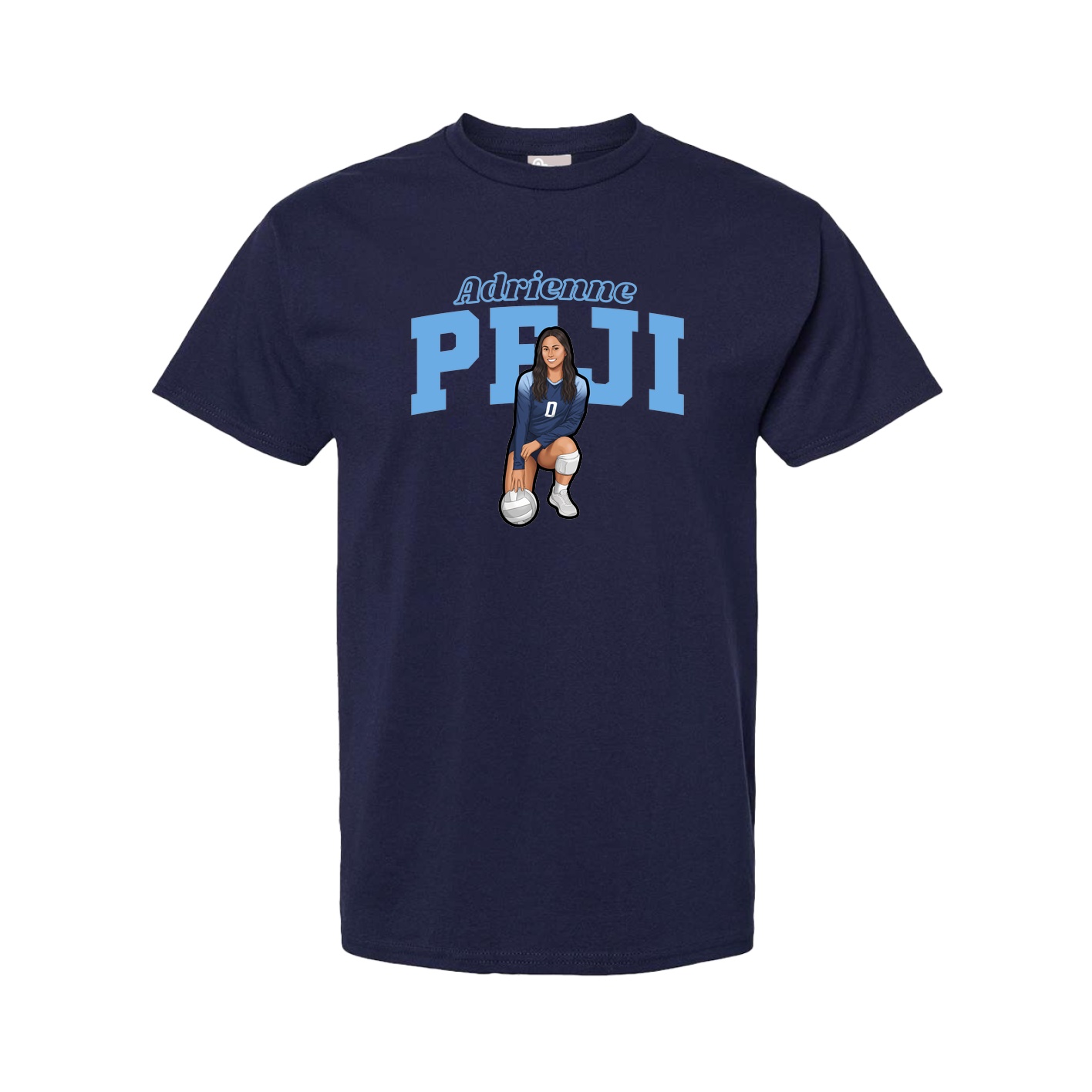 Tee — Name Arch in Navy