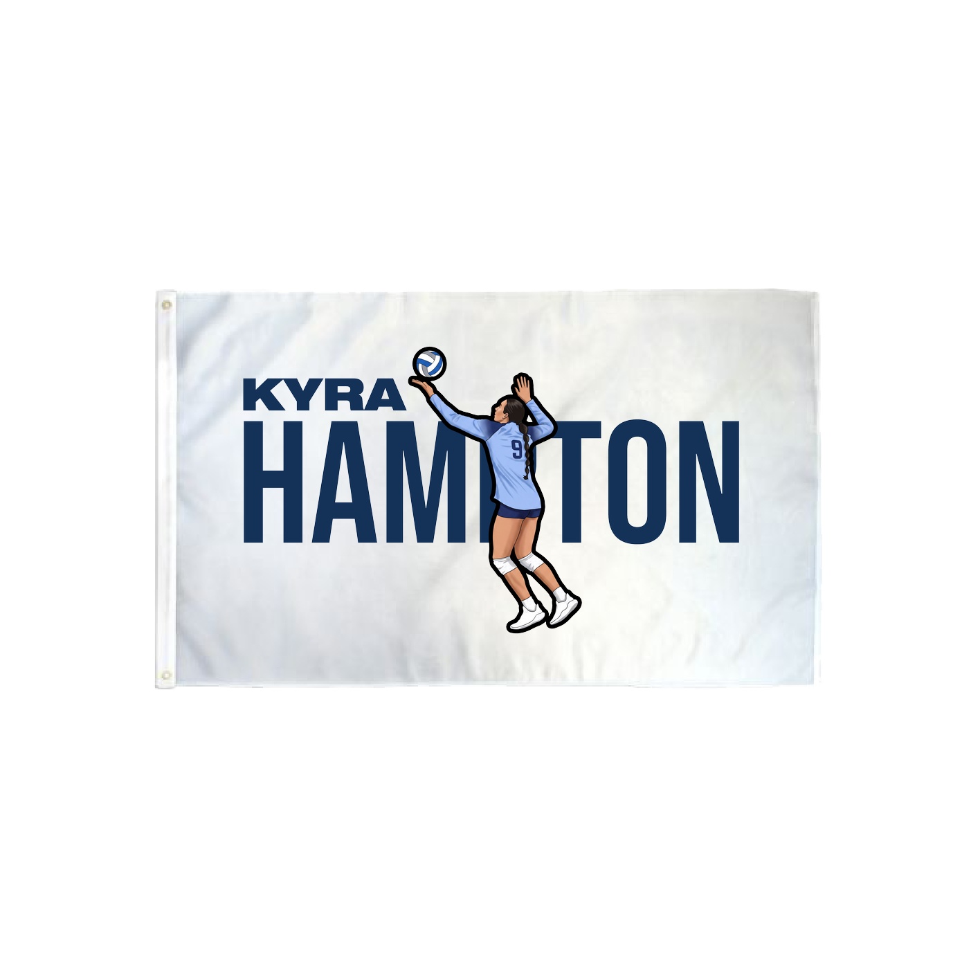 3x5 Flag — Player Name in Classic