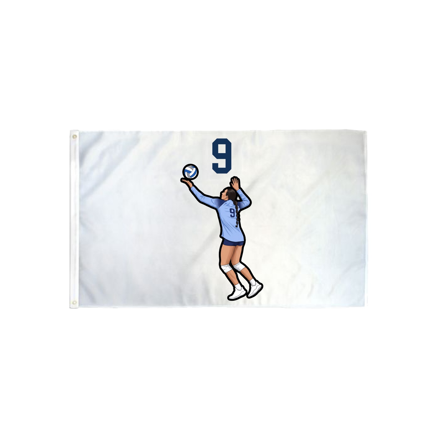3x5 Flag — Number Top in Classic