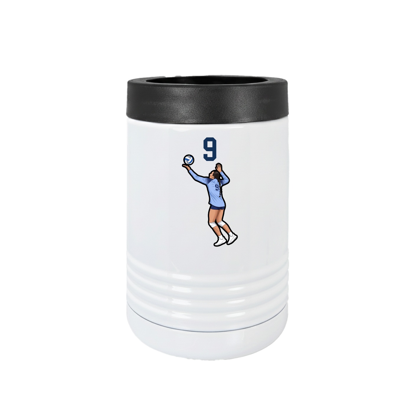 Beverage Holder — Number Top in White