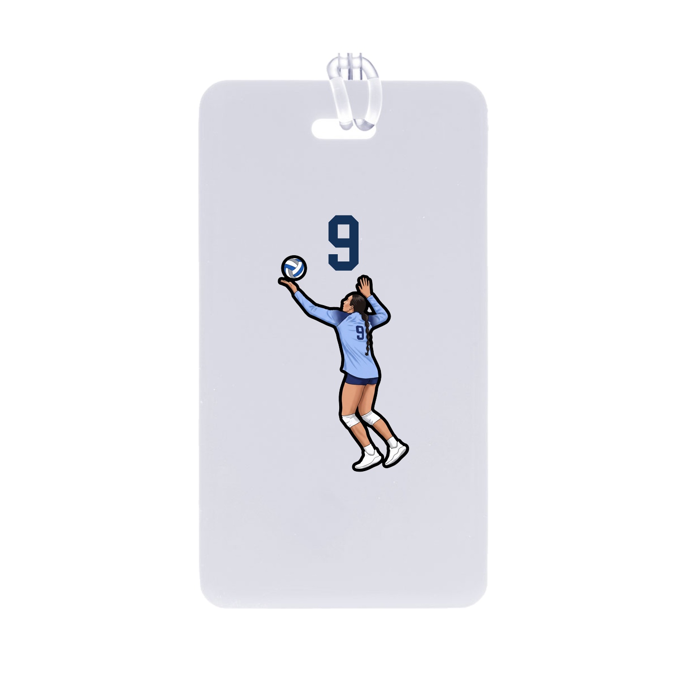 Bag Tag — Number Top in Classic