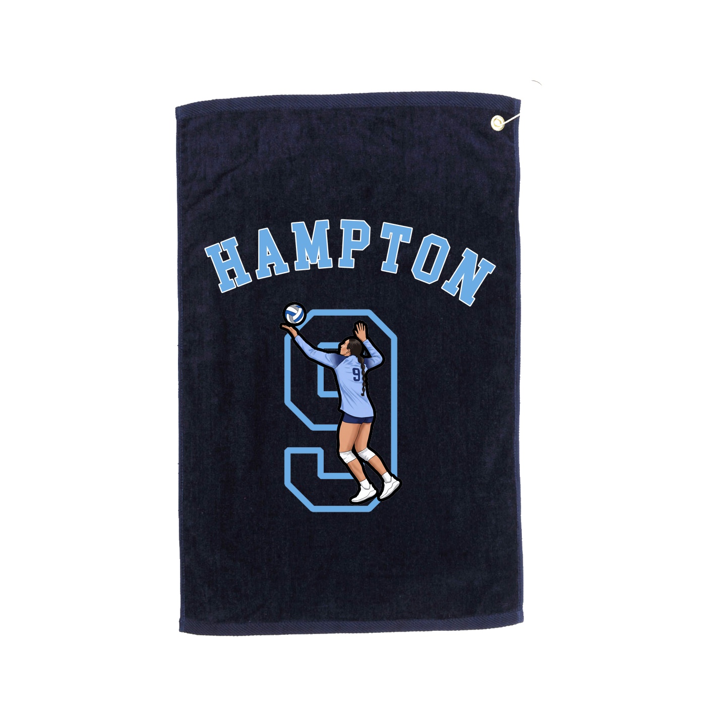 Golf Towel — Shirsey Arch in Navy